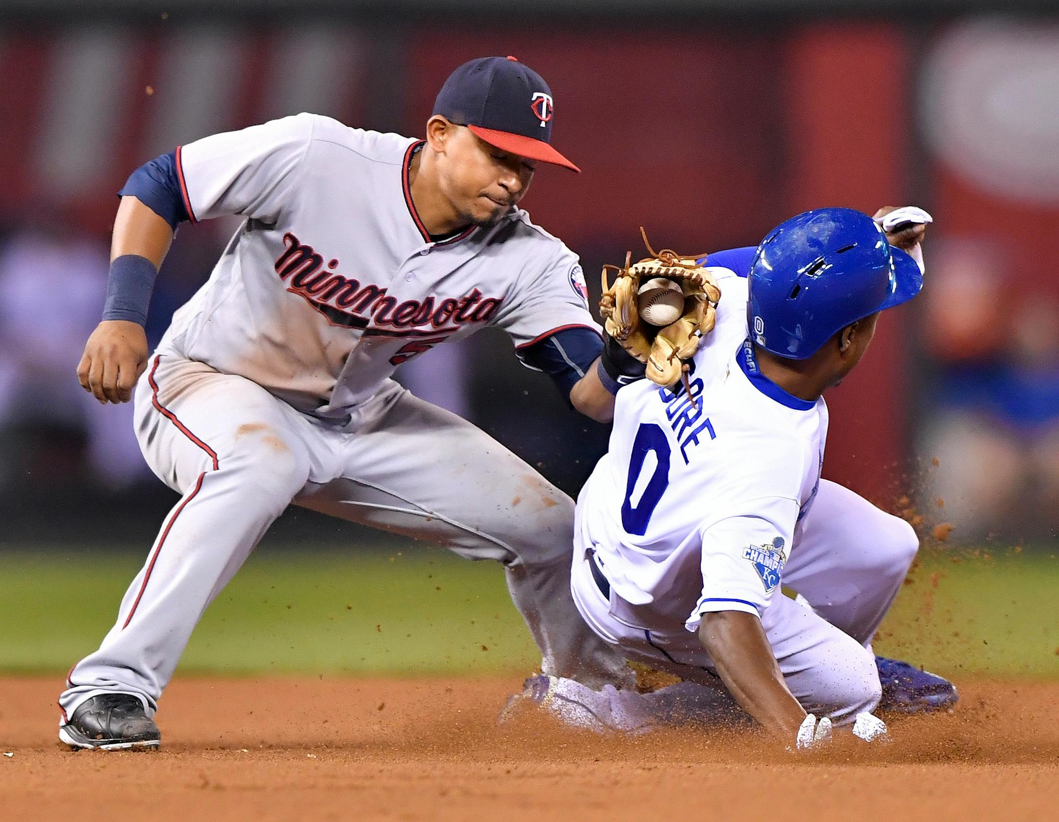 For the third time in four years, Eduardo Escobar (left) will report to Twins camp in Fort Myers, Fla., next month with little certainty about his role but with the creeping feeling that he is considered Option B at shortstop.