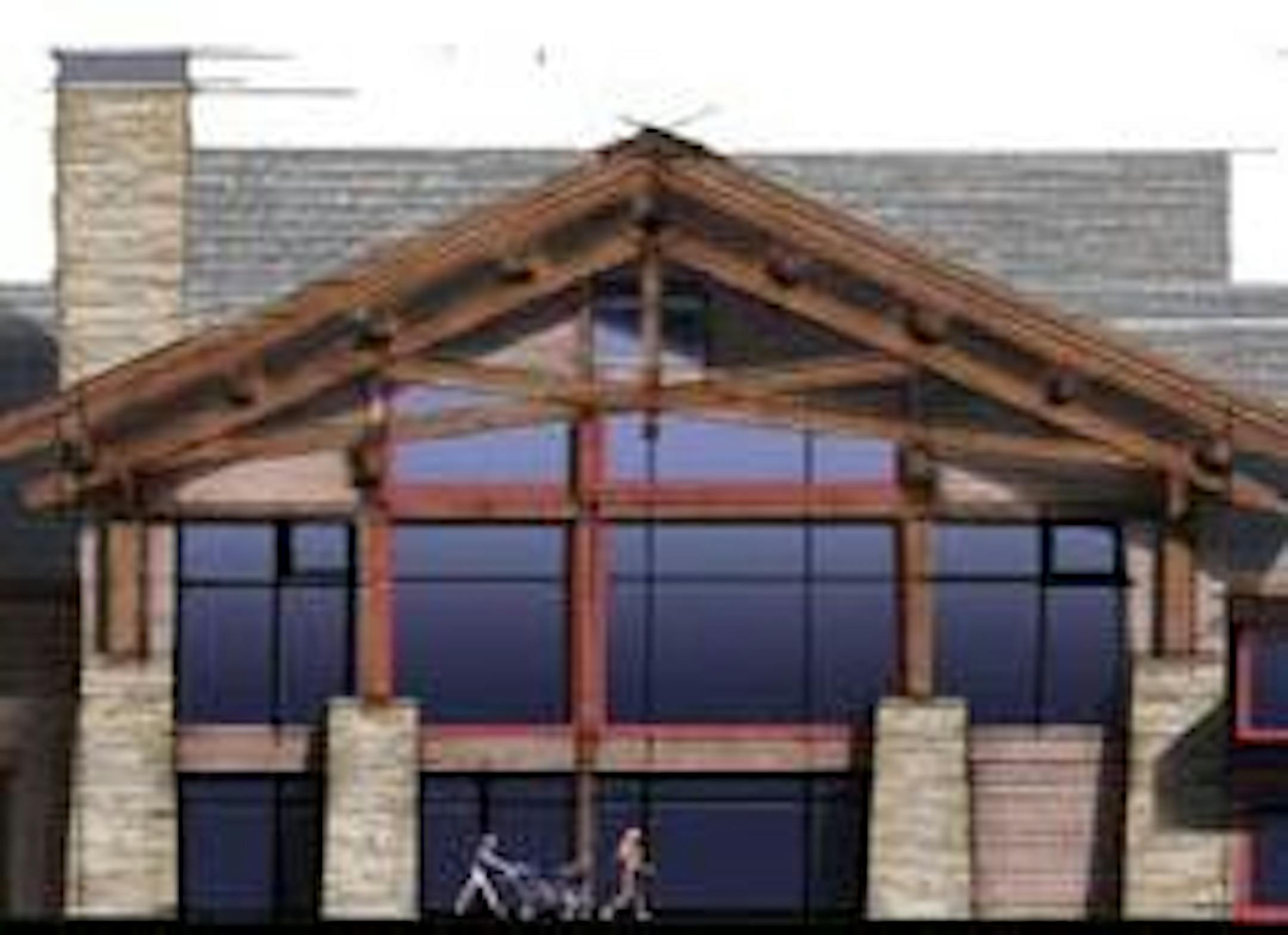 Rendering of the new event center. Provided by the IRRRB.