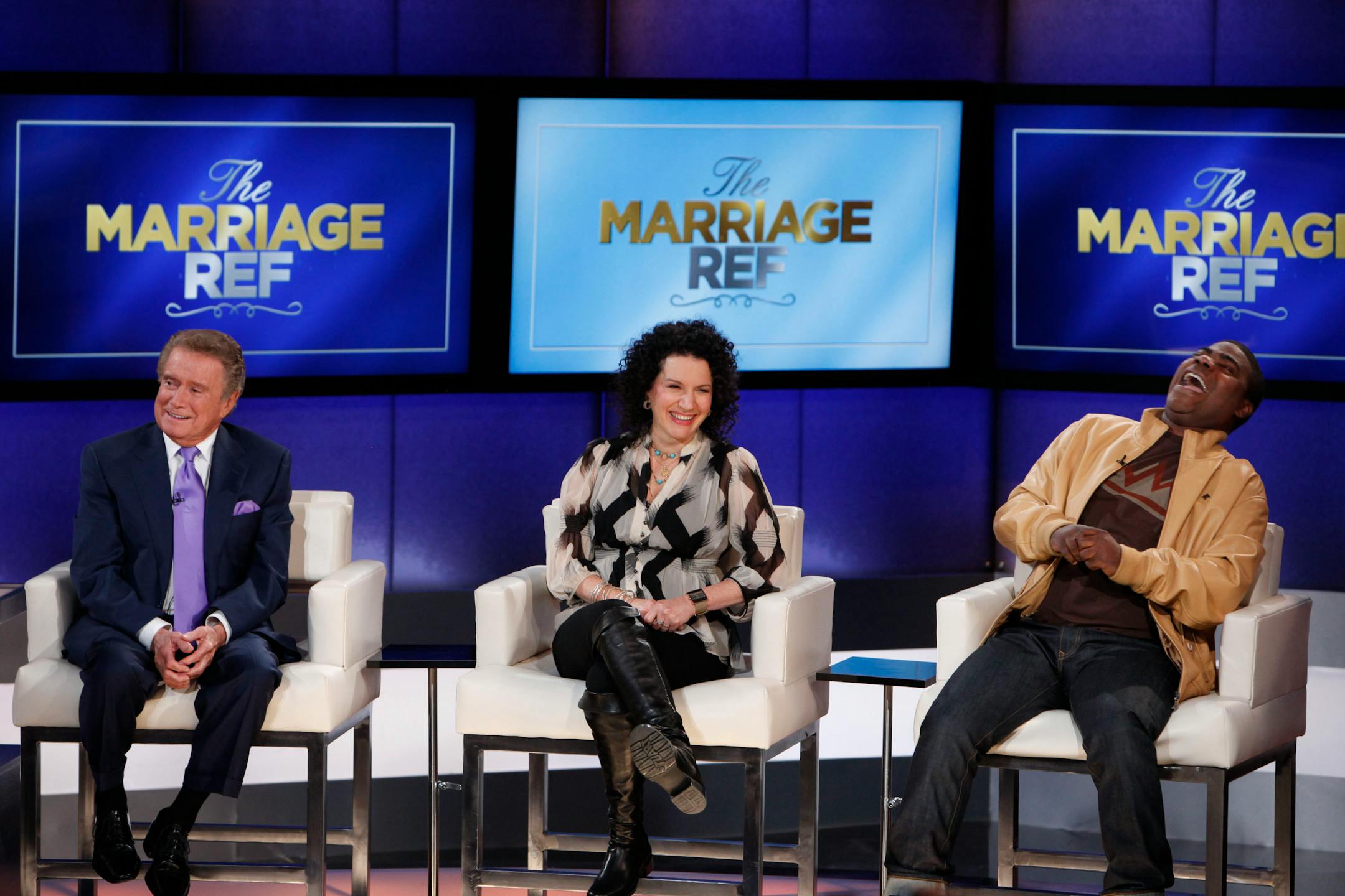 THE MARRIAGE REF -- Susie Essman, Tracy Morgan, Regis Philbin