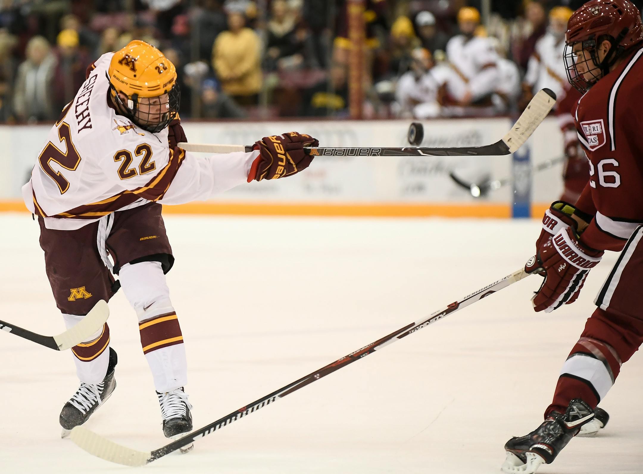 Gophers forward Tyler Sheehy, in November.