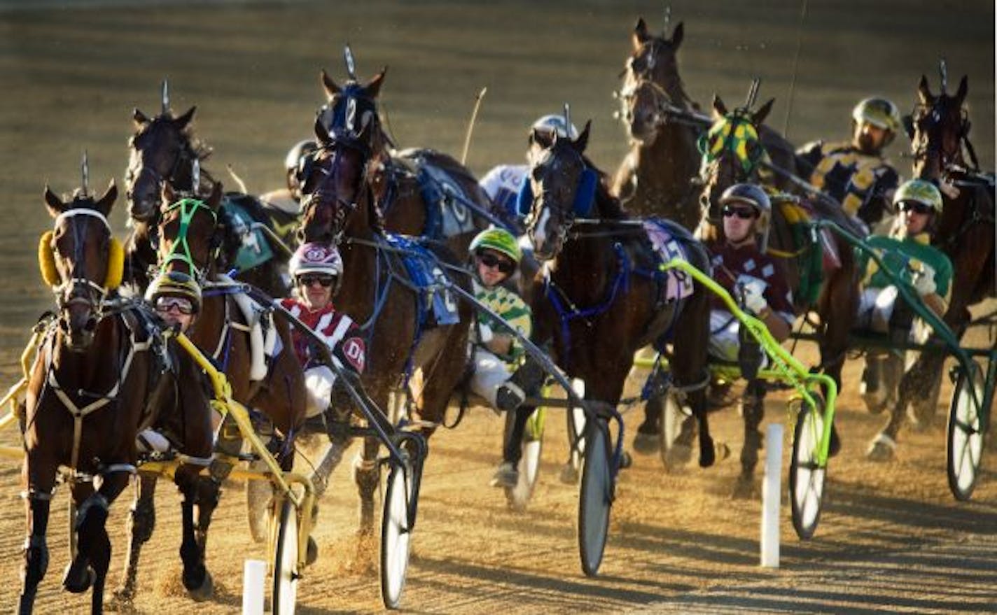 Running Aces Harness Track near Forest Lake.