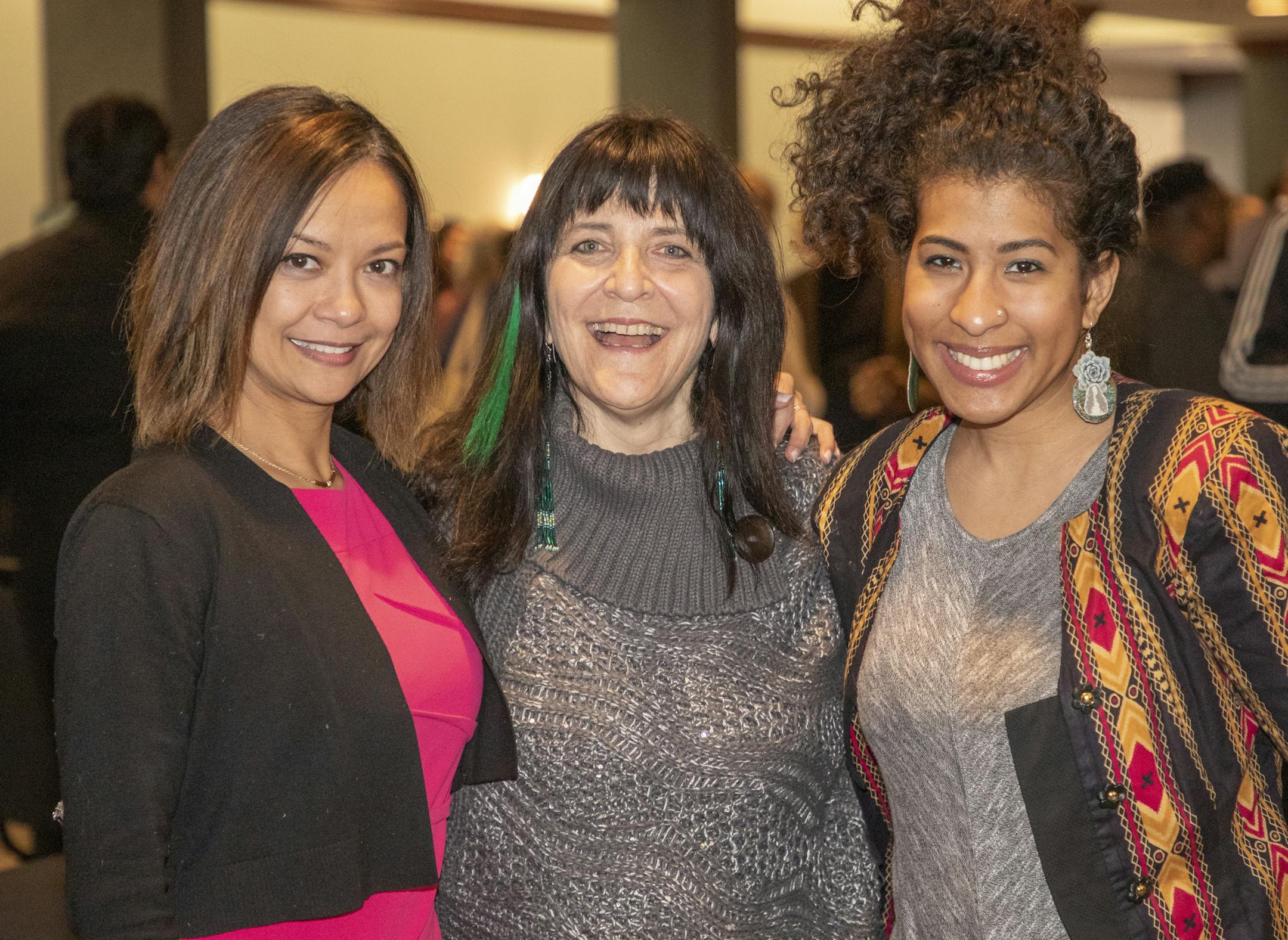 Michelle Goode, Shelly Siegel, Azania Tripp at the Nellie Stone Johnson Scholarship Dinner. [ Special to Star Tribune, photo by Matt Blewett, Matte B Photography, matt@mattebphoto.com, Nellie Stone Johnson Scholarship Program, March 21, 2019, Minnesota, SAXO 1008218761 FACE033119
