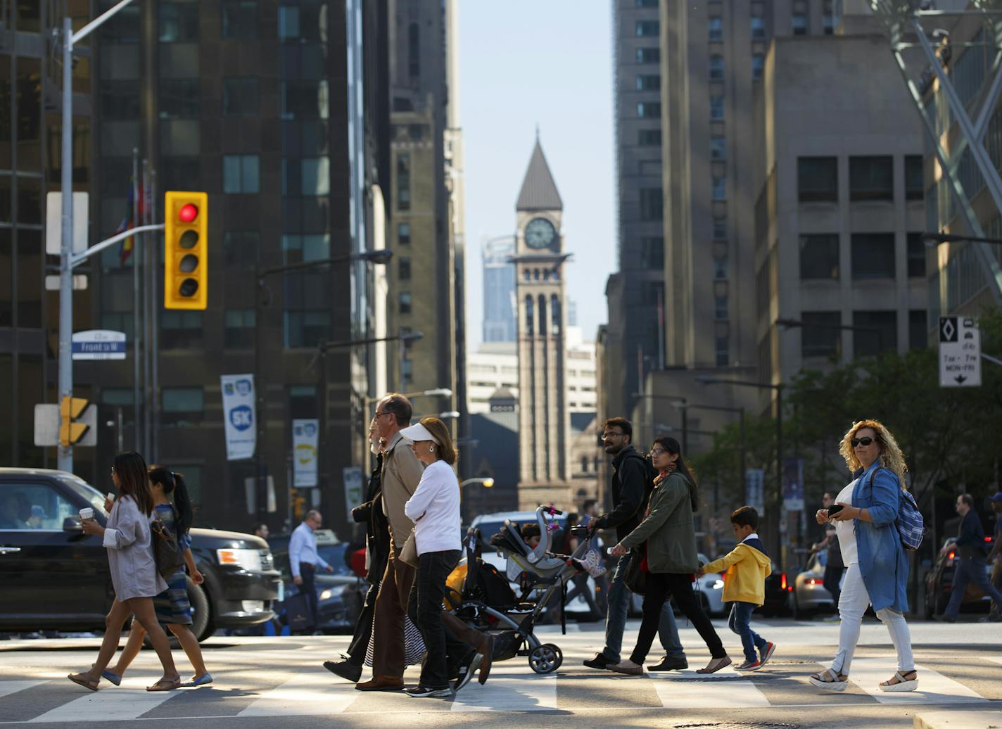 FILE -- Downtown Toronto, Ontario, Canada, June 16, 2017. Amazon said on Jan. 18, 2018, that it had whittled the list of possible homes for its second headquarters to 20, including Toronto. (Cole Burston/The New York Times)