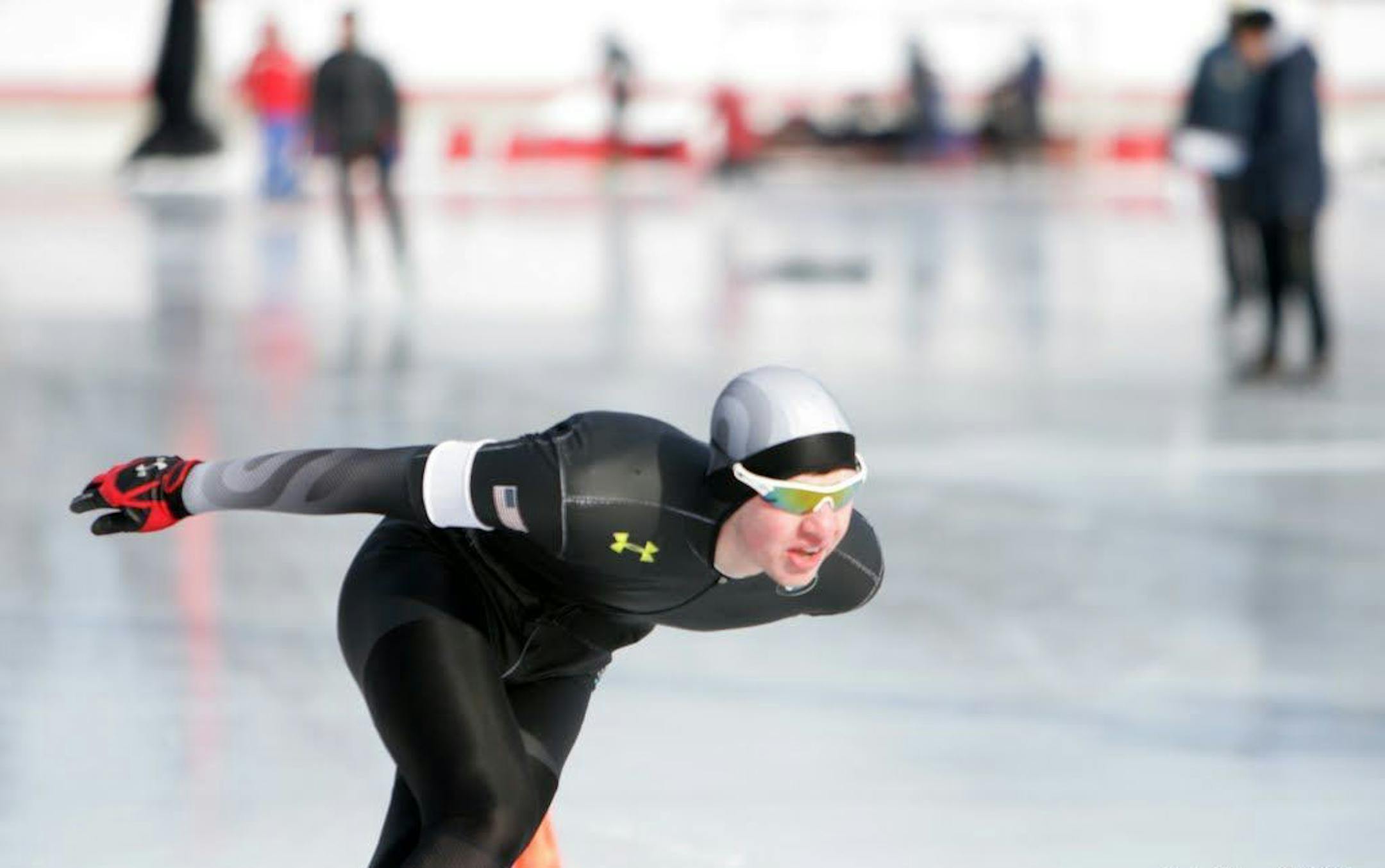 Speedskater Steven Hartman of Falcon Heights will be taking his long blades to Italy this month for the World Junior Speedskating Championships.