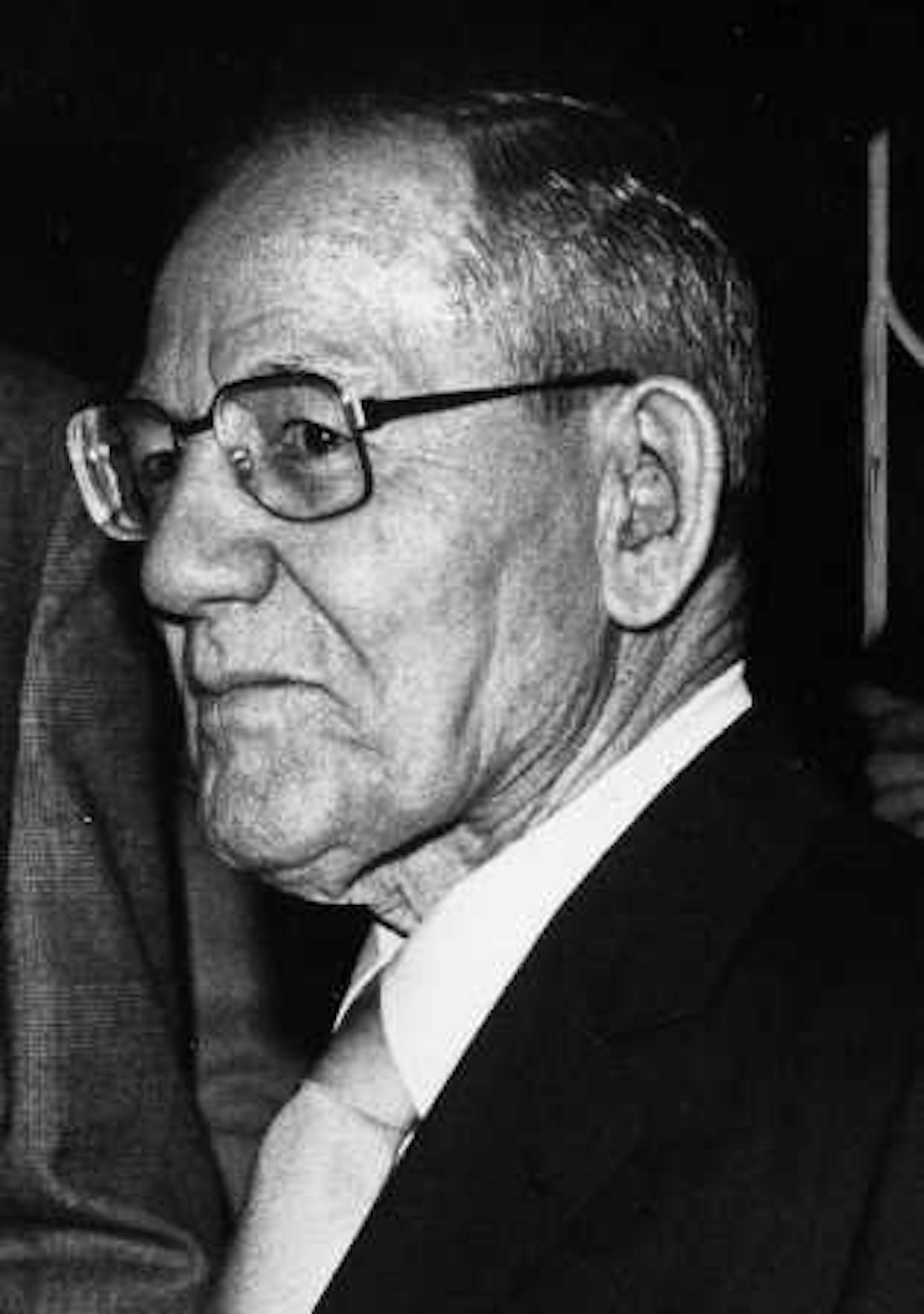 John Cabot Benson, honored at a Legal Aid Society dinner in 1982