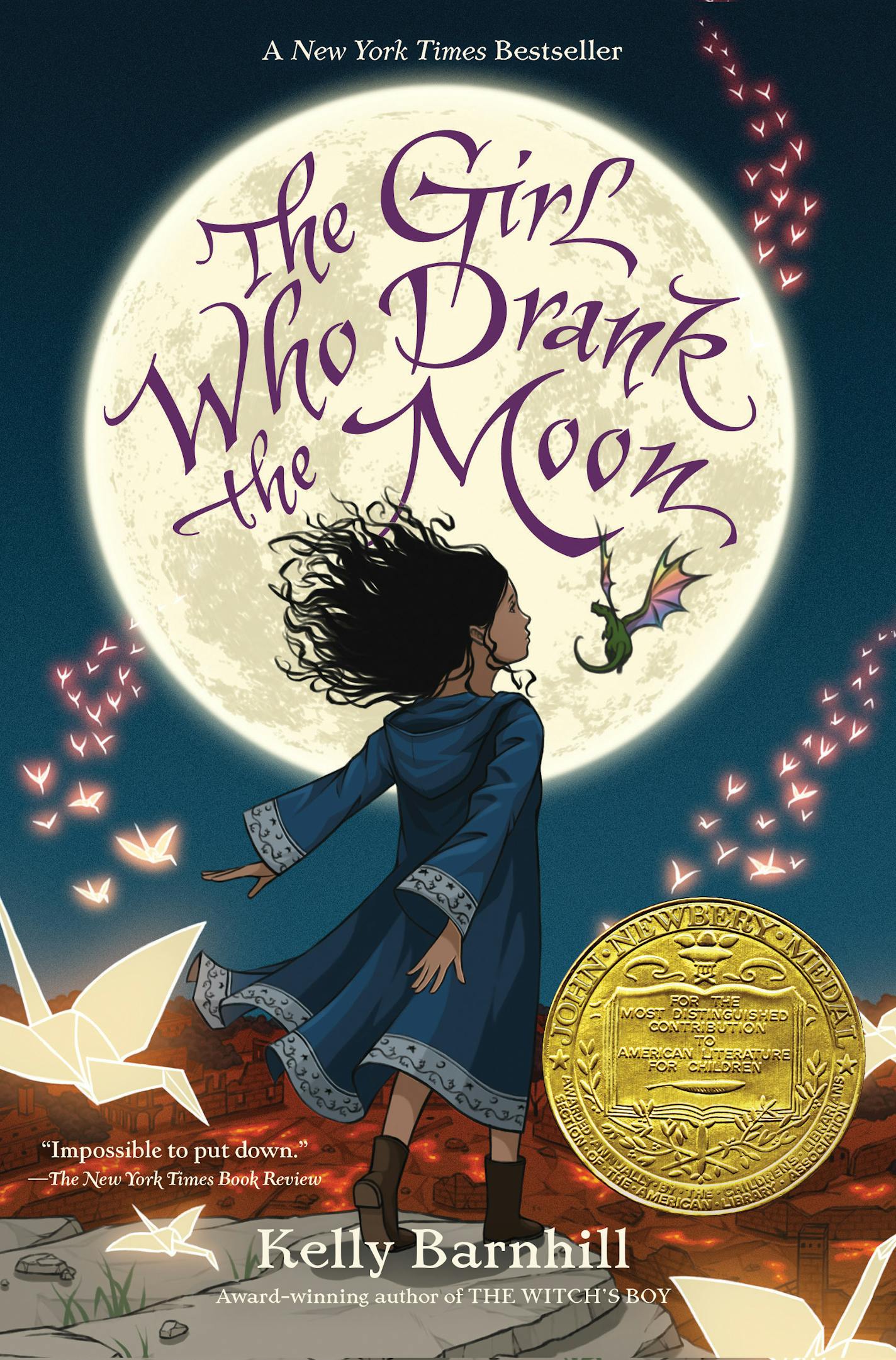 "The Girl Who Drank the Moon," by Kelly Barnhill, winner of the 2017 Newbery Award.