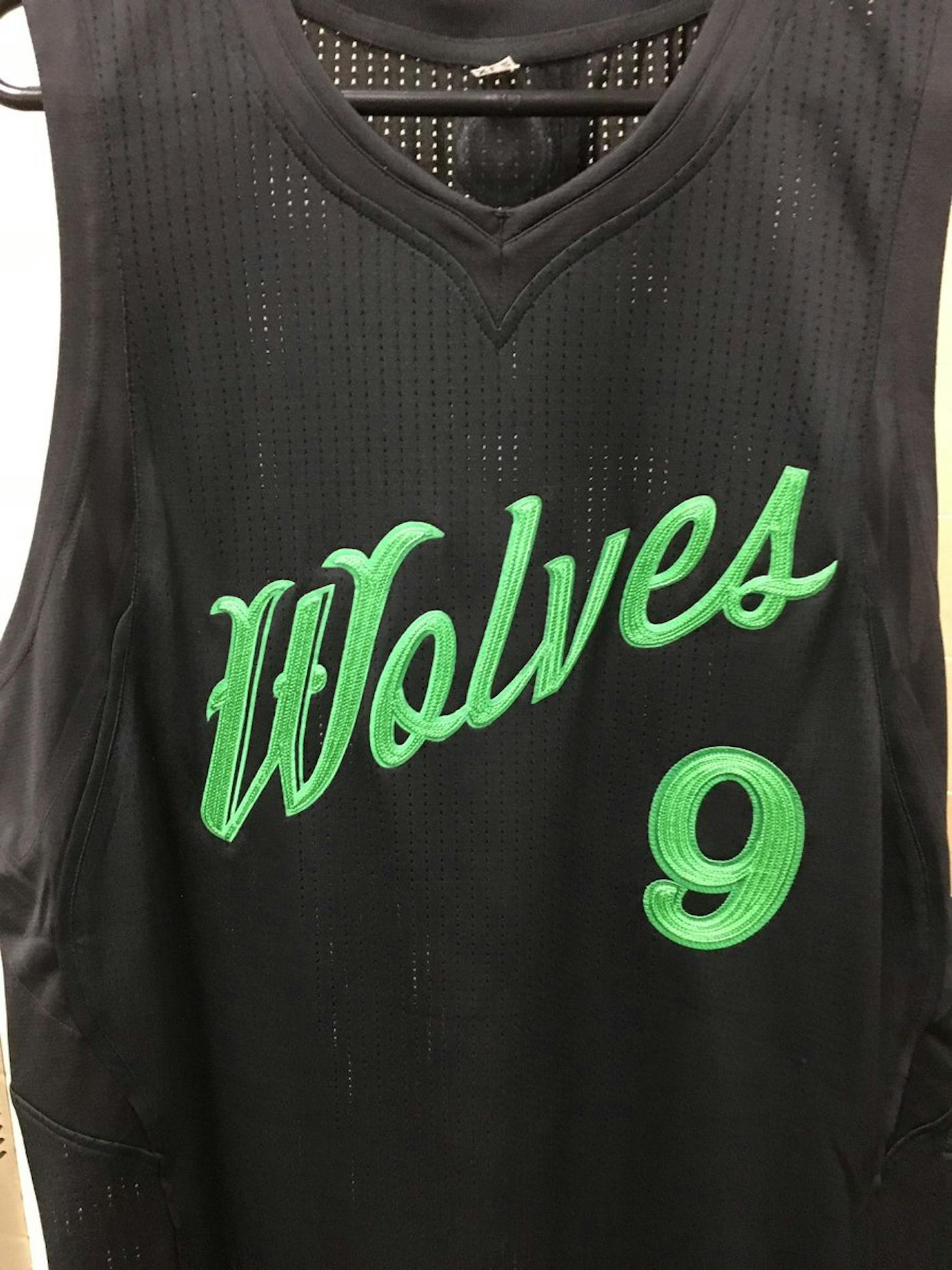 Ricky Rubio''s Christmas Day jersey.