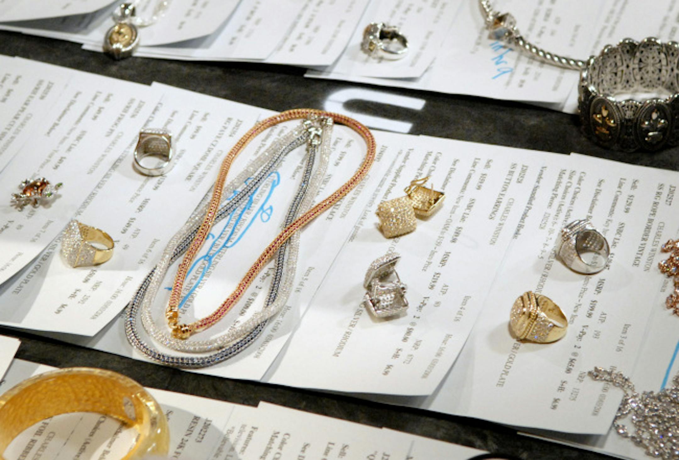 There was lots of glitter for sale at ShopNBC Monday afternoon as the Eden Prairie-based company named Rene Aiu as CEO.