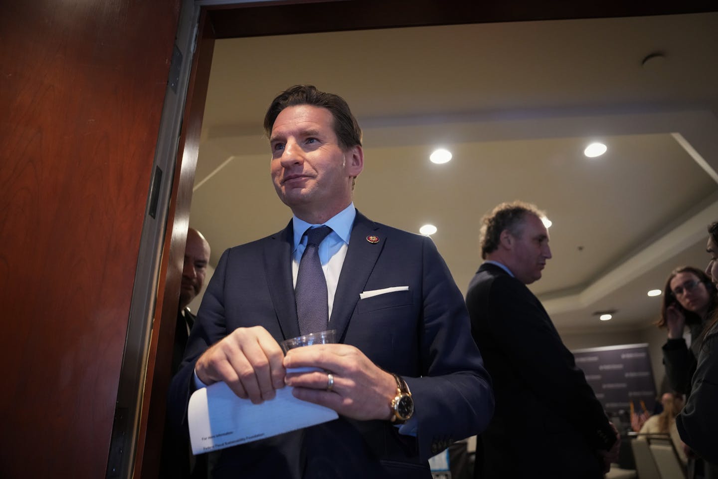 Dean Phillips had his best showing in New Hampshire's presidential primary, garnering about 20% of the vote.