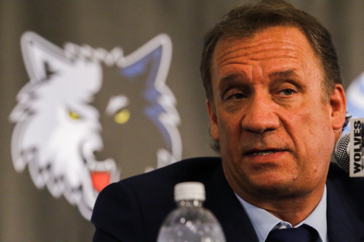 Flip Saunders, Timberwolves president of basketball operations and head coach.