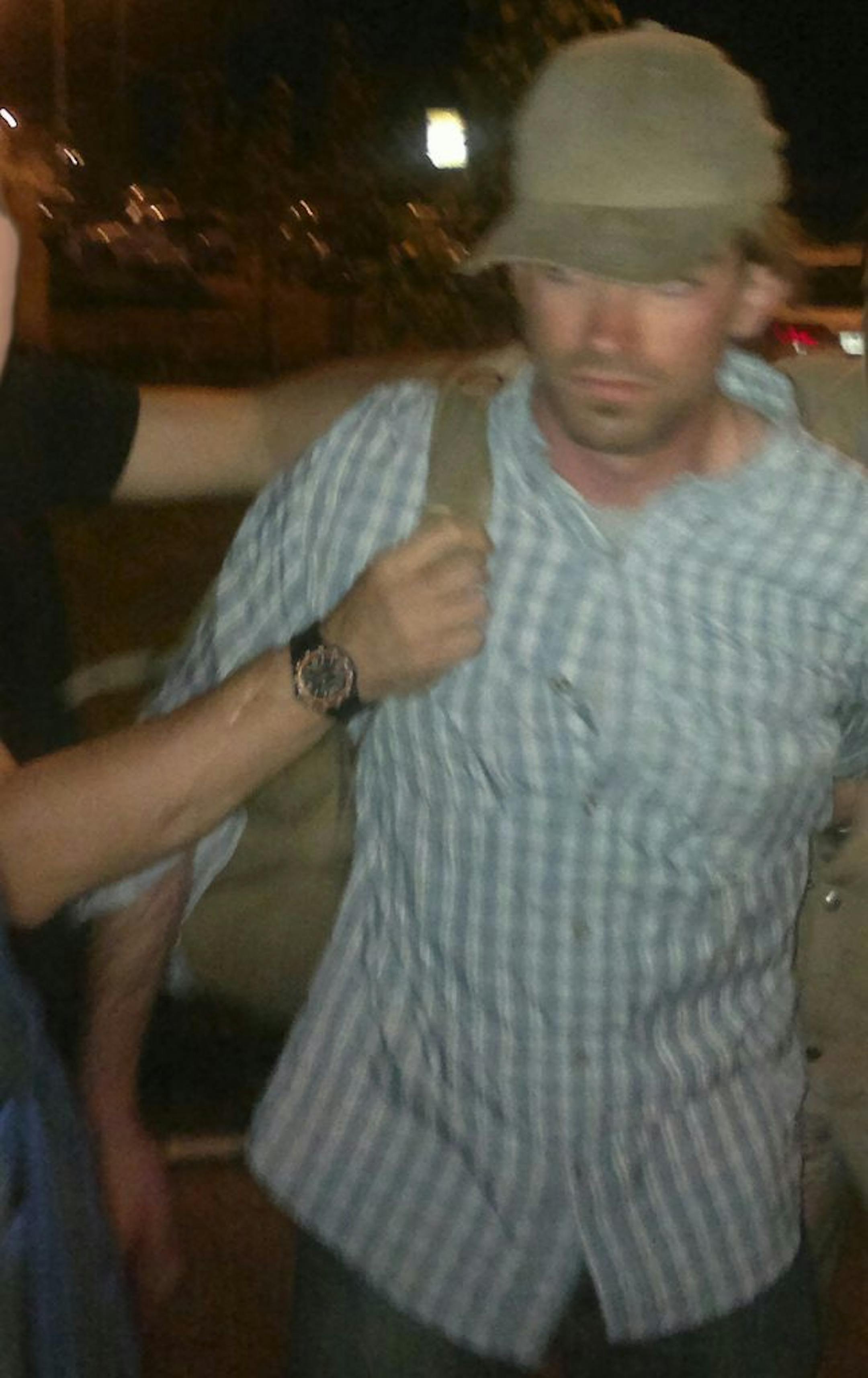 In this handout photo provided by the FSB, acronym for Russian Federal Security Service, a man claimed by FSB to be Ryan Fogle, a third secretary at the U.S. Embassy in Moscow, is detained in Moscow, early Tuesday, May 14, 2013. Russia's security services say they have caught a U.S. diplomat who they claim is a CIA agent in a red-handed attempt to recruit a Russian agent. Ryan Fogle, a third secretary at the U.S. Embassy in Moscow, was carrying special technical equipment, disguises, written ins