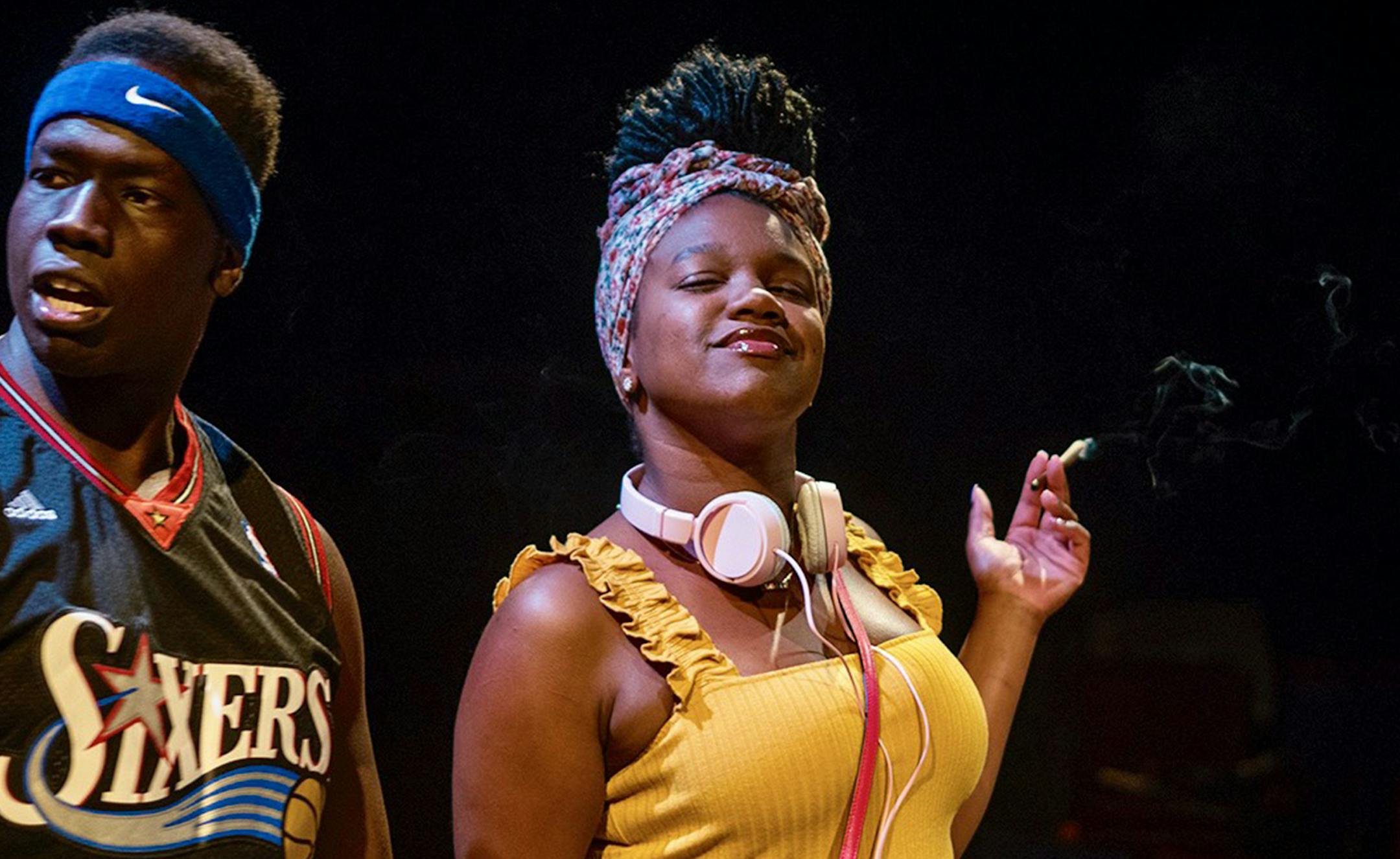 Provided
Dan Ajak and Rajan&#xe9; Katurah in "&#x201c;How It&#x2019;s Gon&#x2019; Be&#x201d; at Mixed Blood.