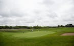 Golfers moved through the Victory Links Course during an overcast Monday qualifier. ALEX KORMANN ¥ alex.kormann@startribune.com A Monday qualifying r