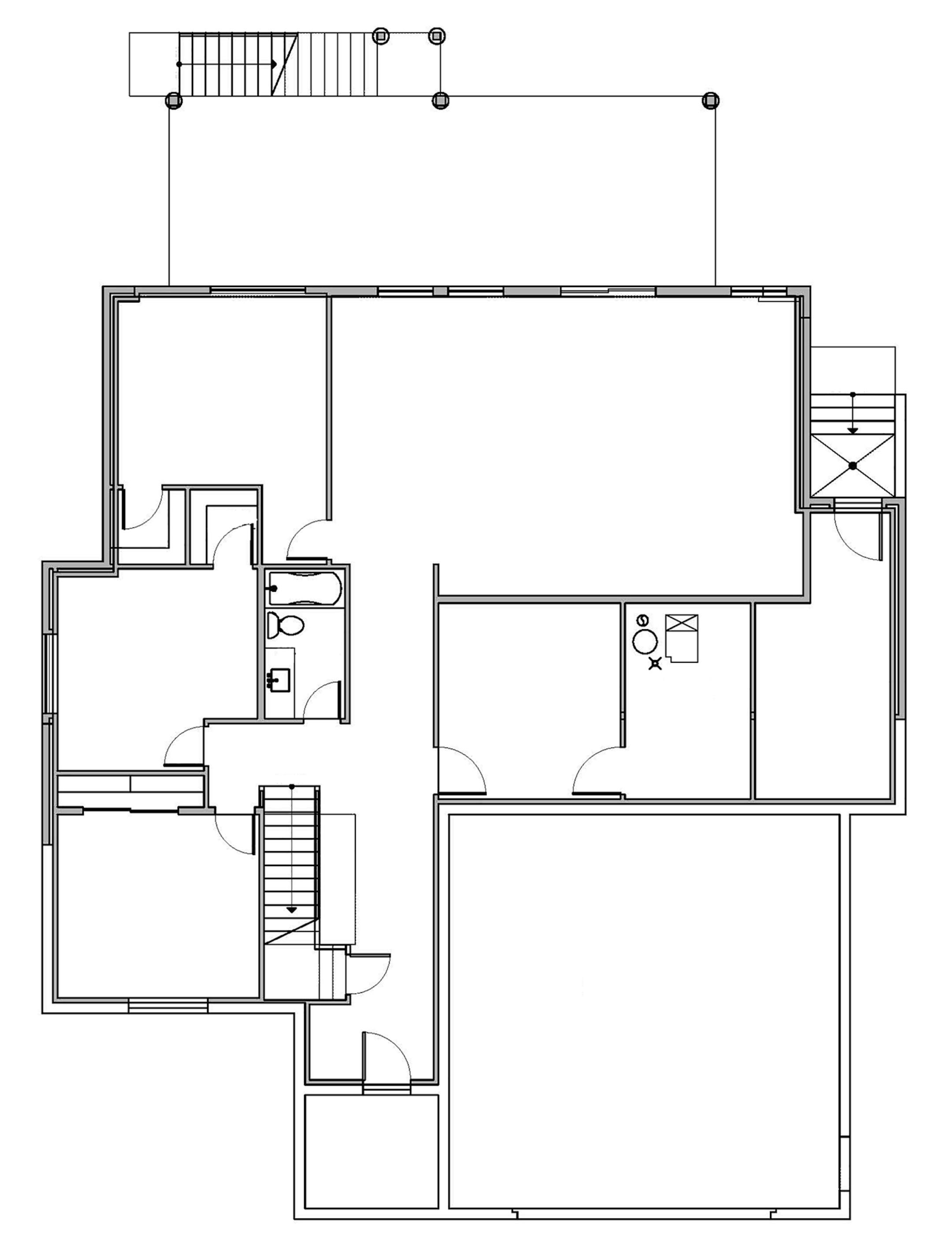 Home plan: modern and luxurious