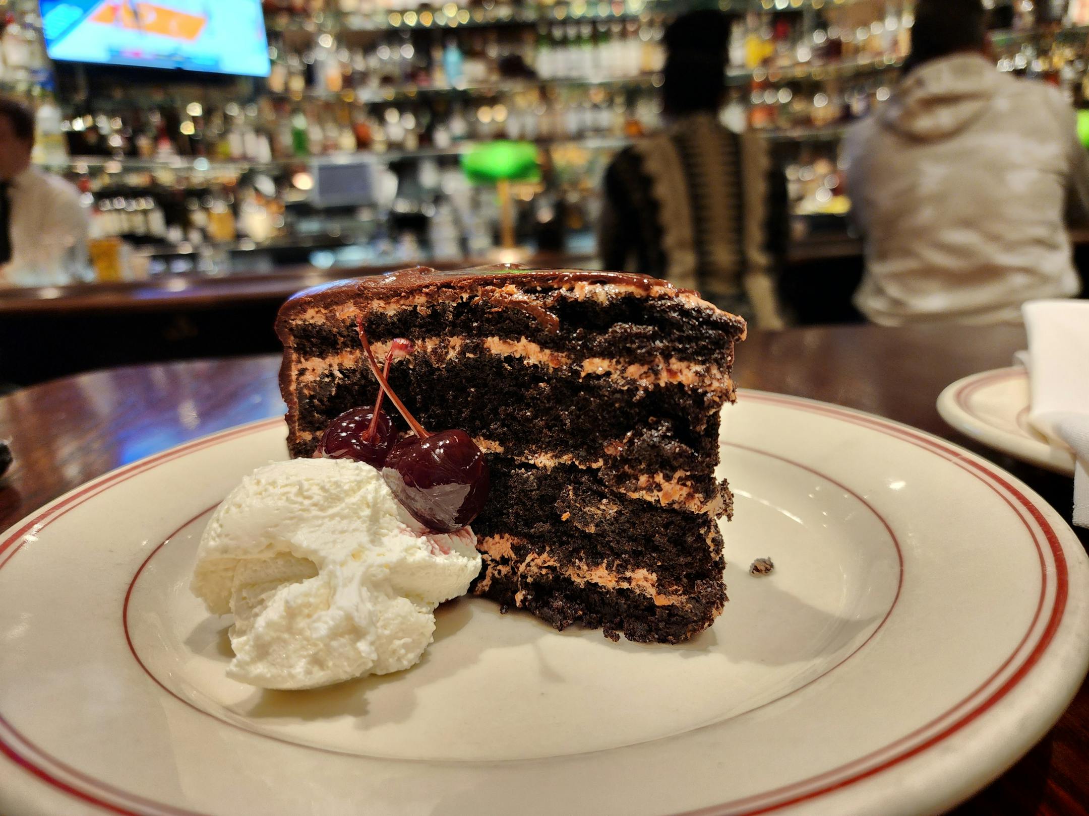 Chocolate Cherry Layer Cake at St. Paul Grill