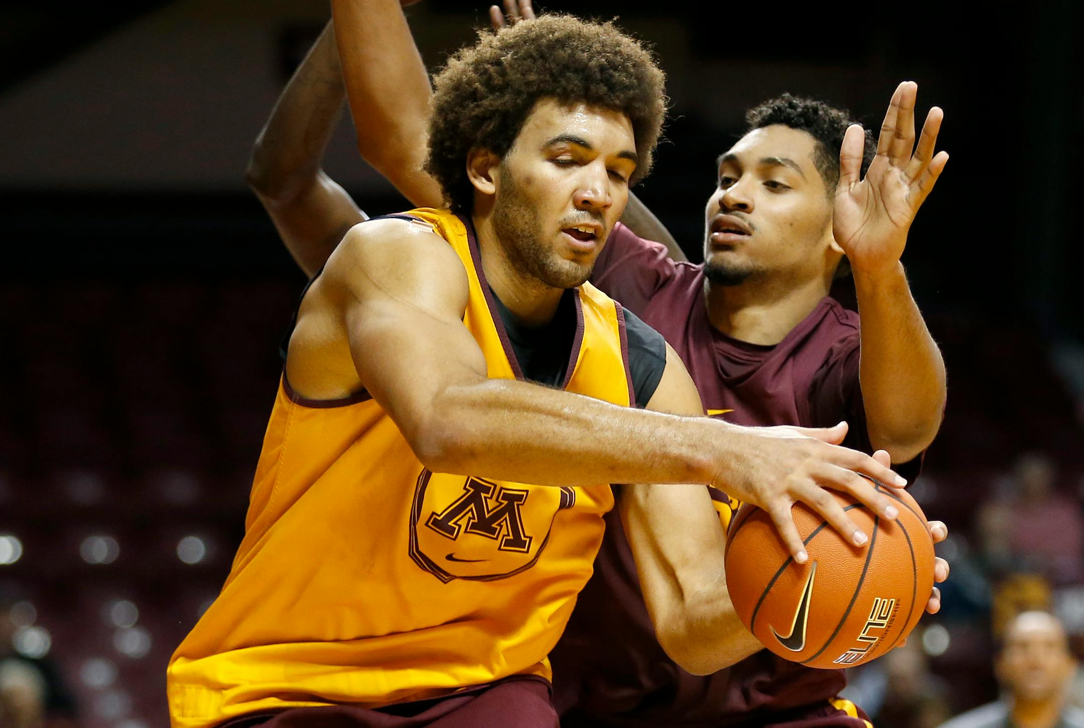 After sitting out last season and missing months of practice because of a suspension and injuries, Reggie Lynch, a 6-10 junior from Edina, finally will make his U debut in Thursday's exhibition game against Bemidji State at Williams Arena.