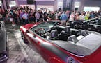 Dodge unveiled a Dodge Challenger convertible that it’s releasing as part of the muscle car’s last year of production.