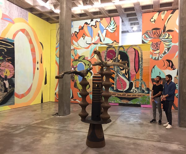 Galeria OMR in Roma Norte is one of Mexico City's leading art spaces. (Ray Mark Rinaldi/Chicago Tribune/TNS)
