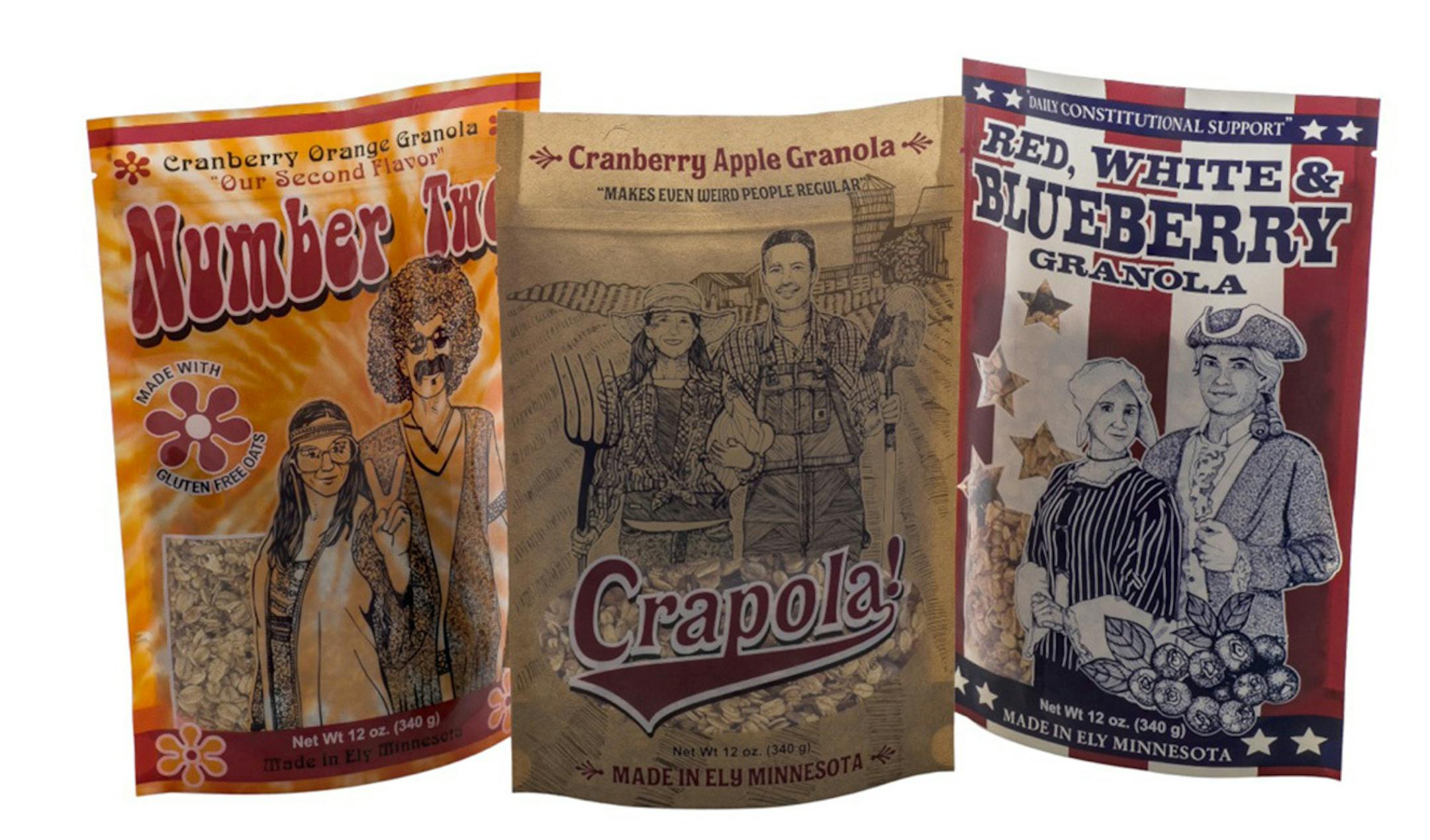 Crapola! granola from Brainstorm Bakery in Ely.