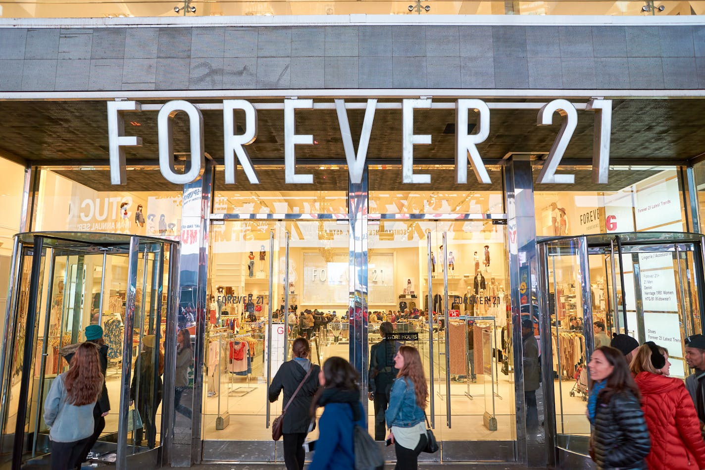 Forever 21 store in New York City.