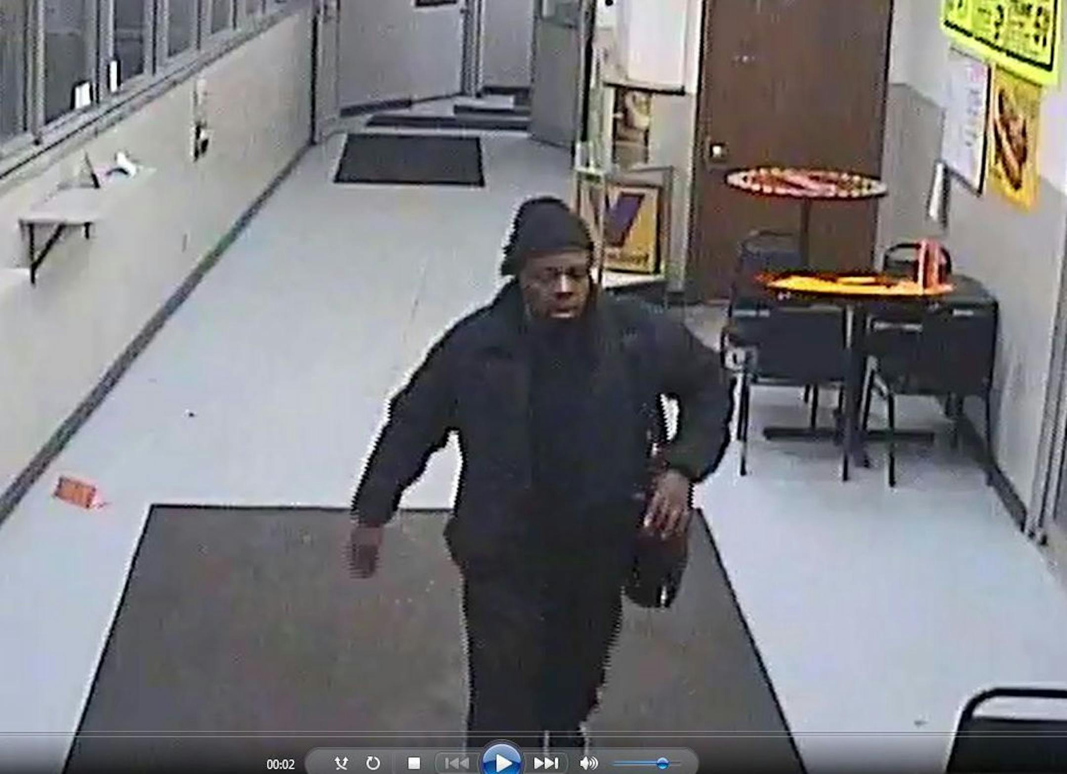St. Paul police are looking for a man believed to be responsible for several burglaries.