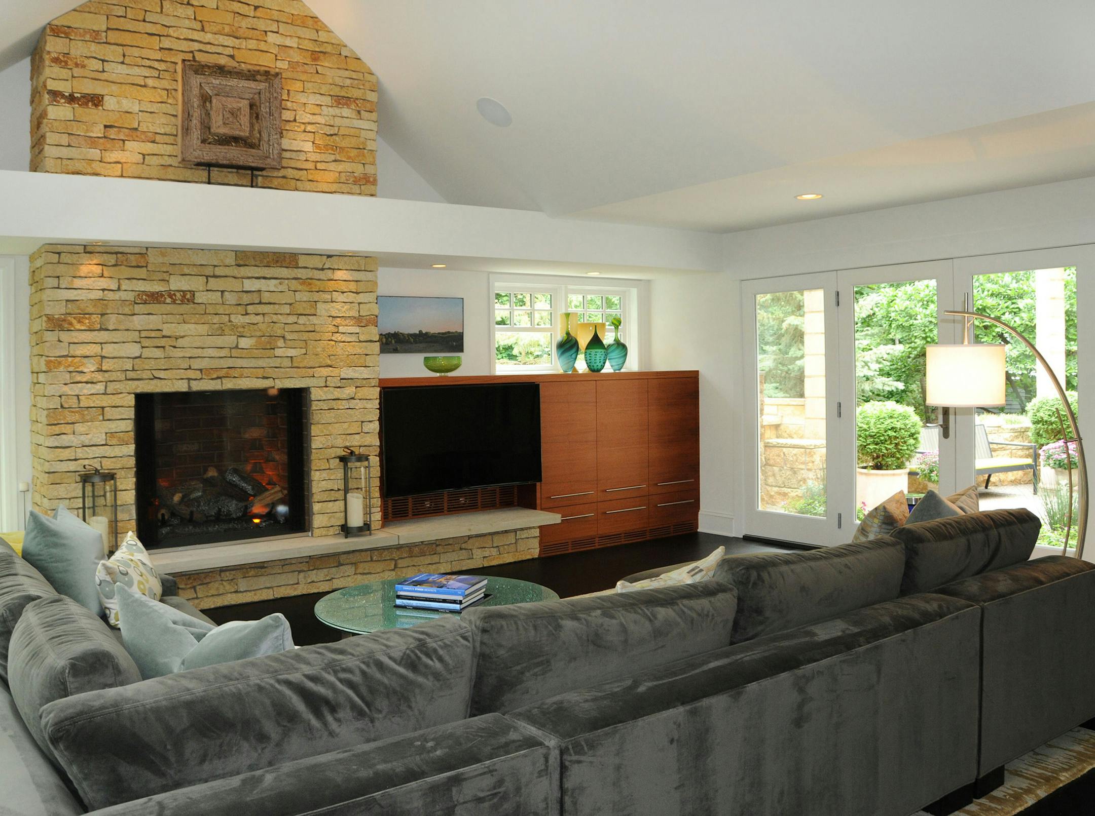 The great room of Sunnyridge house in Golden Valley.