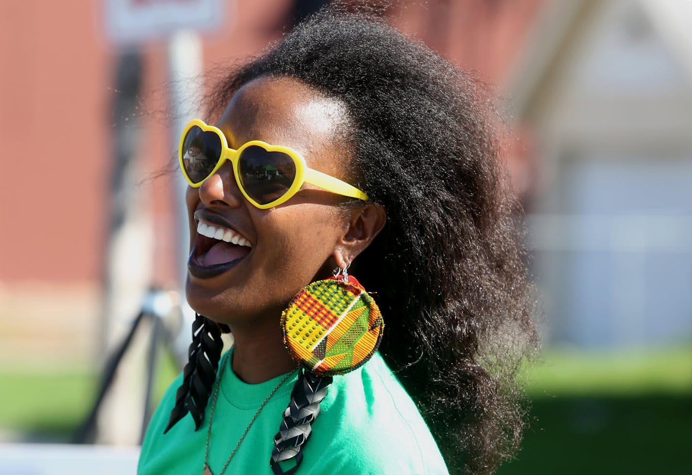 Jayanthi Kyle, whose group Gospel Machine celebrates its new album Friday at the Cedar, performed last weekend during Open Streets on Lowry Avenue.