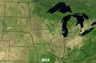 Satellite photos show Midwestern farmers' struggle with extreme weather