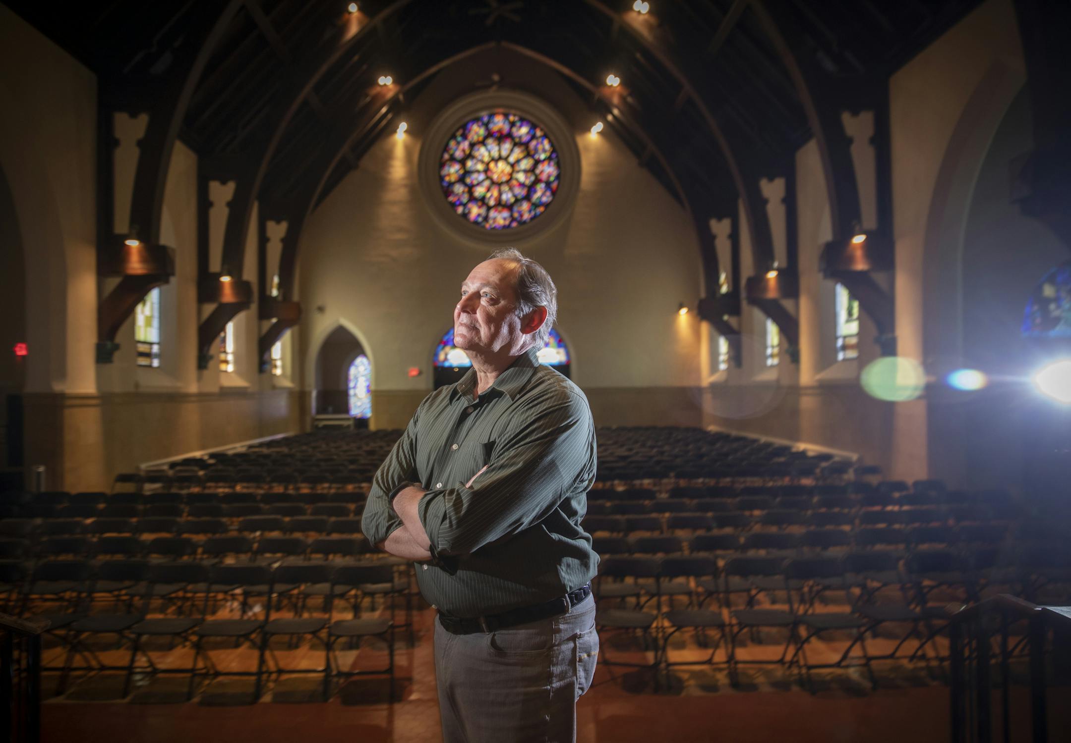 Harry Chalmiers, former president of McNally Smith College of Music, has spent the past few months transforming the former St. Paul's Episcopal Church on the Hill into the Summit Center for Arts and Innovation.