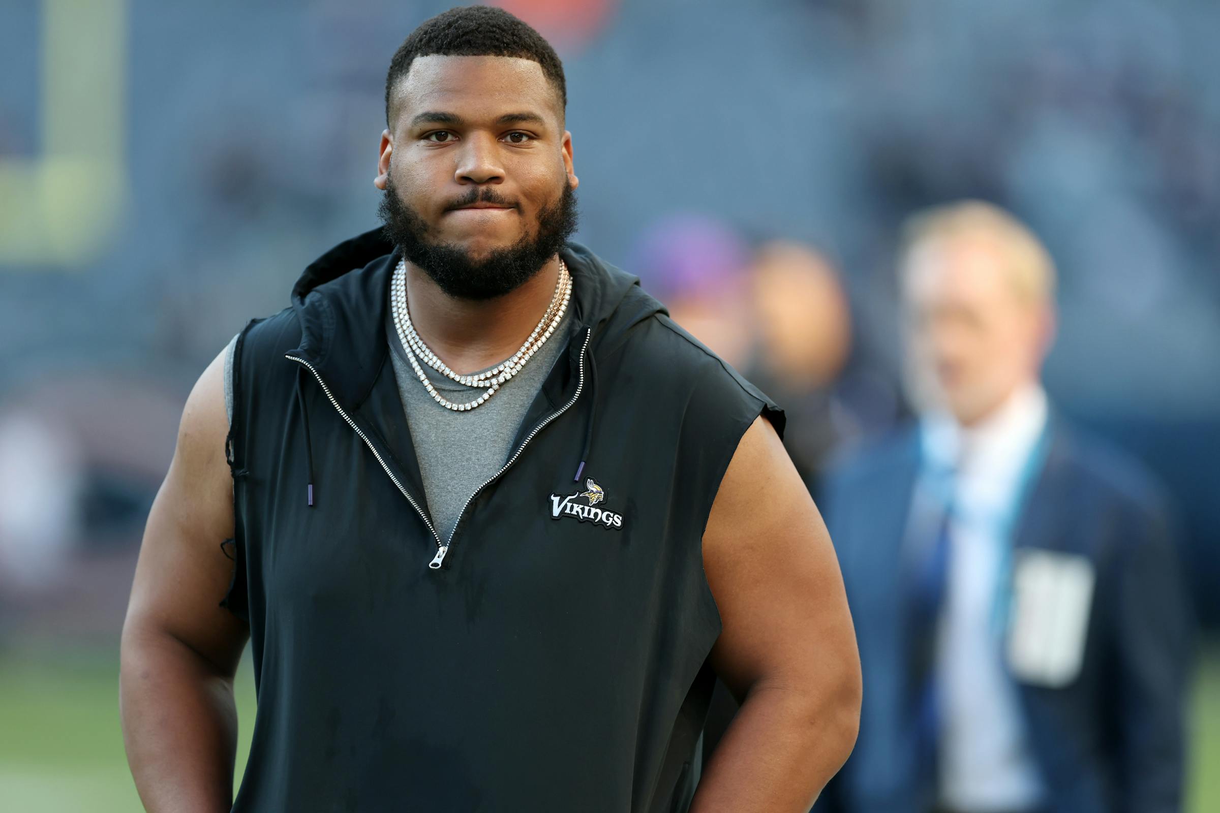 Vikings' Christian Darrisaw sits out; Blake Cashman injures hamstring