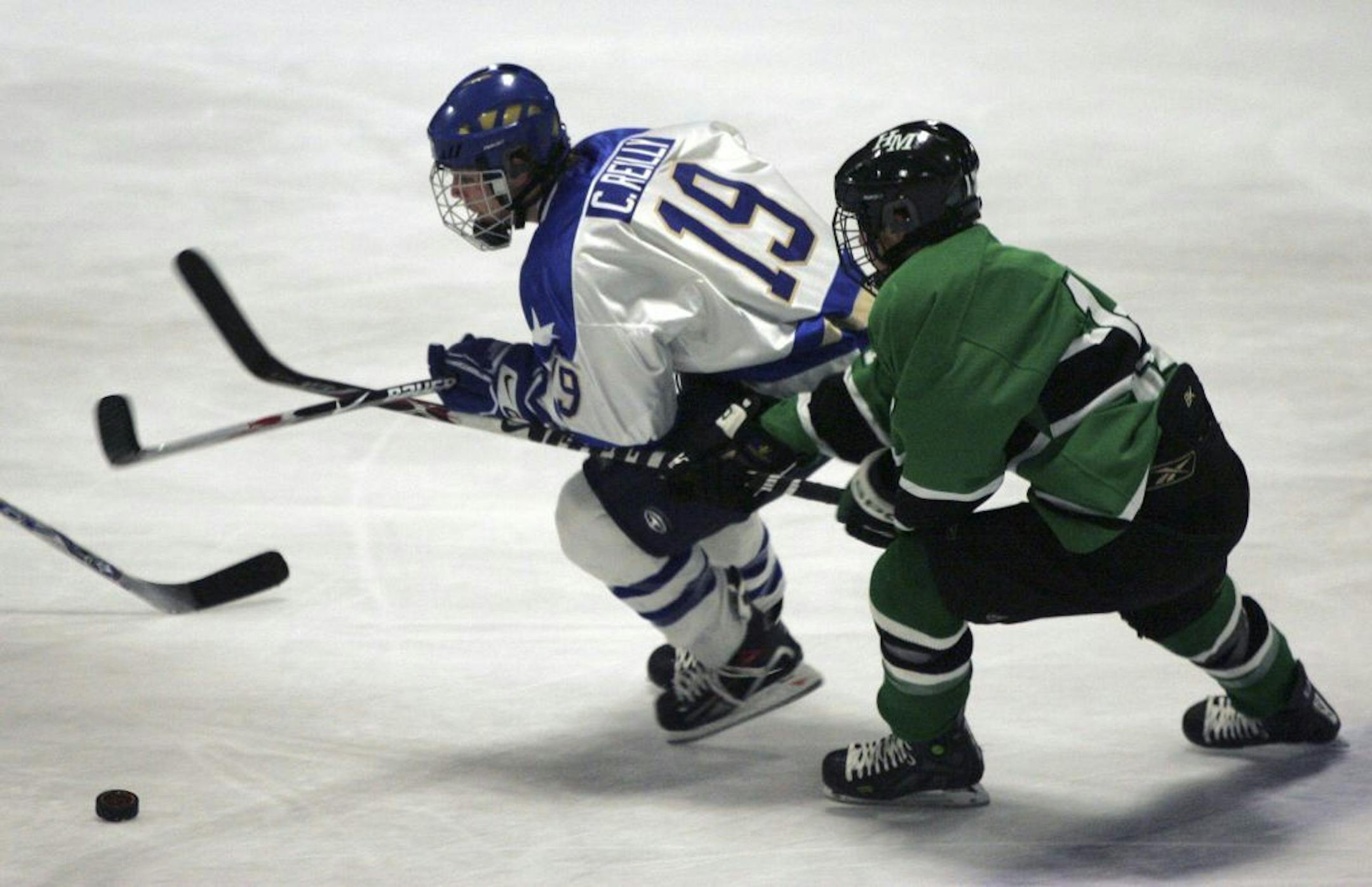 Connor Reilly (19) in high school.