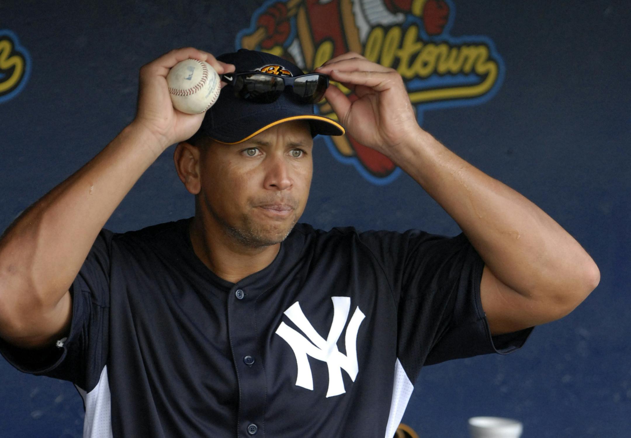 Yankees third baseman Alex Rodriguez