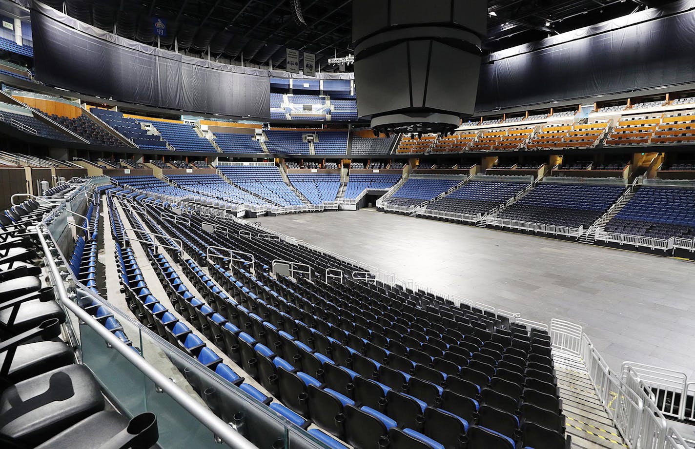 Seats were empty at the Amway Center in Orlando, home of the Magic, on March 12 - and will be for some time to come.