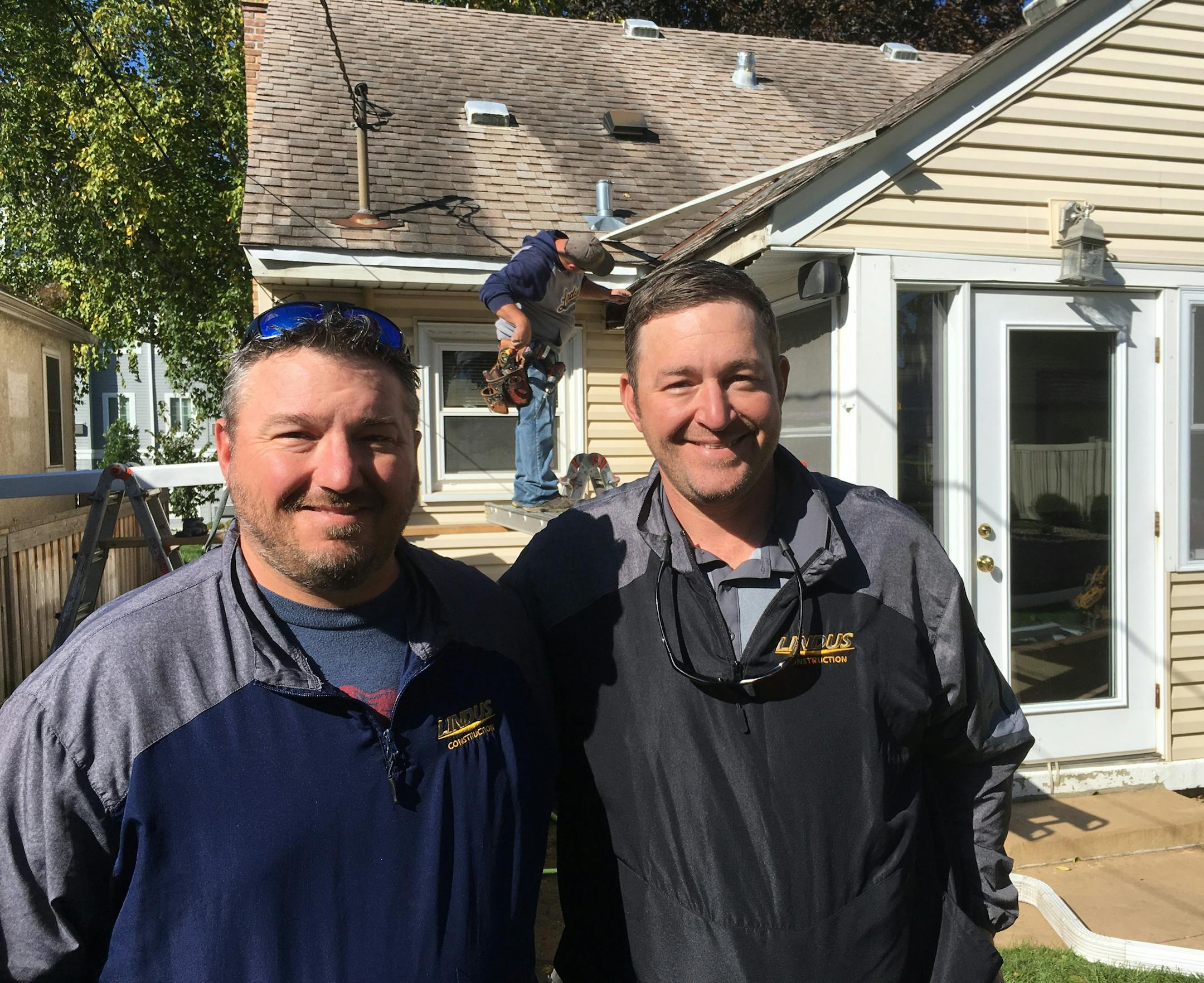 Adam and Andy Lindus, owners of Lindus Construction.
Photo: Neal.St.Anthony@startribune.com