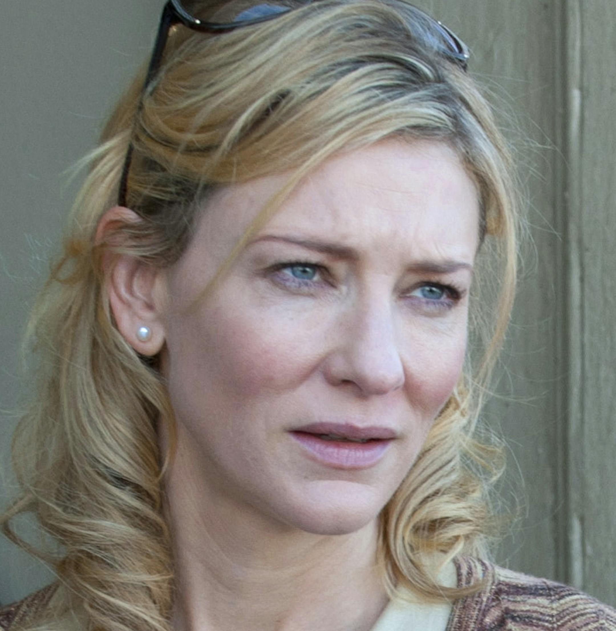 This image released by Sony Pictures Classics shows Cate Blanchett in a scene from the film, "Blue Jasmine." Corruption tale ìAmerican Hustle,î digital love story ìHerî and historic saga ì12 Years a Slaveî as well as "Blue Jasmine," are among the motion picture nominees for the Producers Guild of America announced Thursday, Jan. 2, 2014. (AP Photo/Sony Pictures Classics)