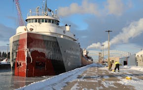 The Philip R. Clarke was the last ship through the Soo Locks for the 2023 season.