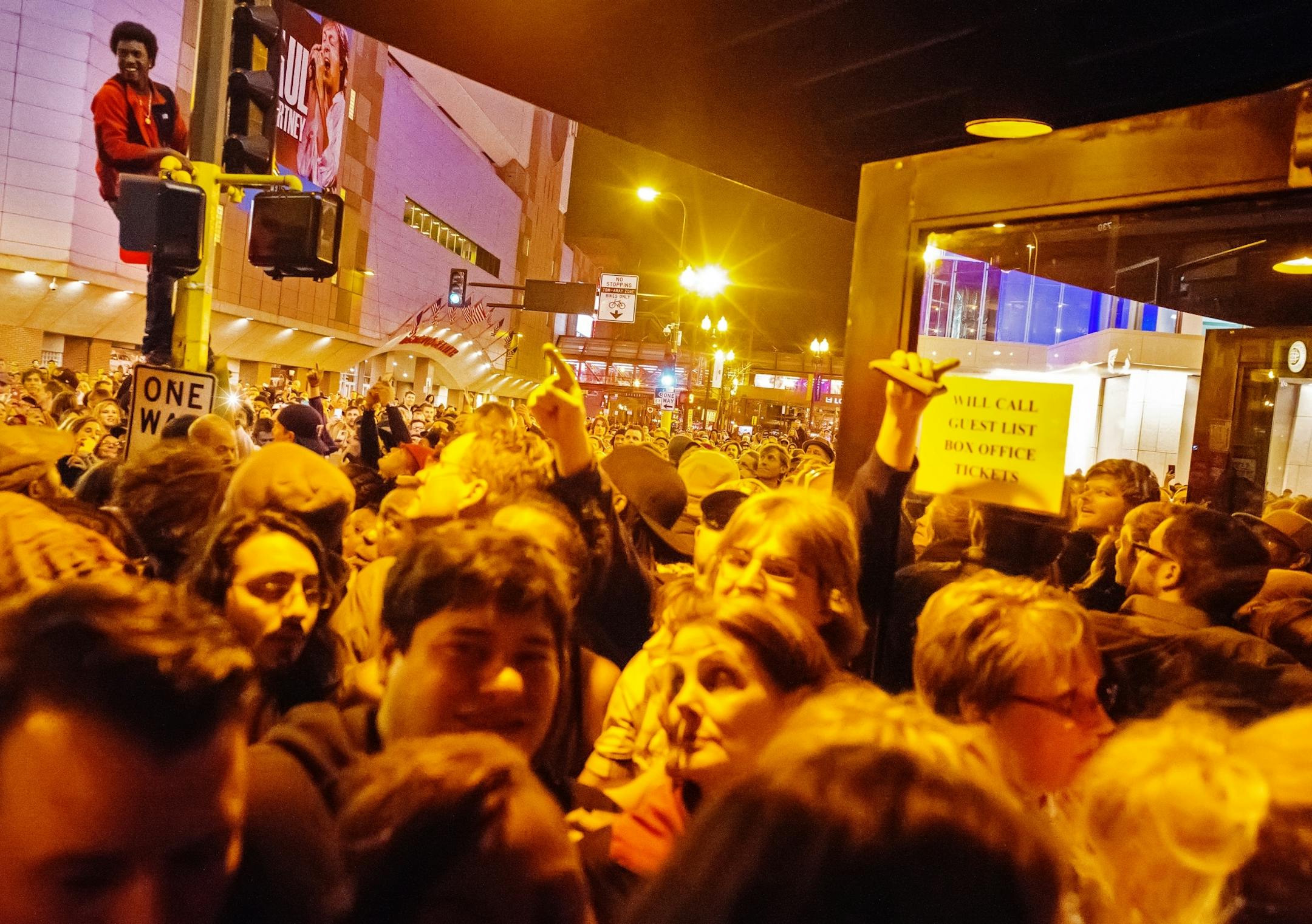 At First Ave where "Purple Rain" was filmed, fans of Prince paid tribute to the pop icon who passed away.