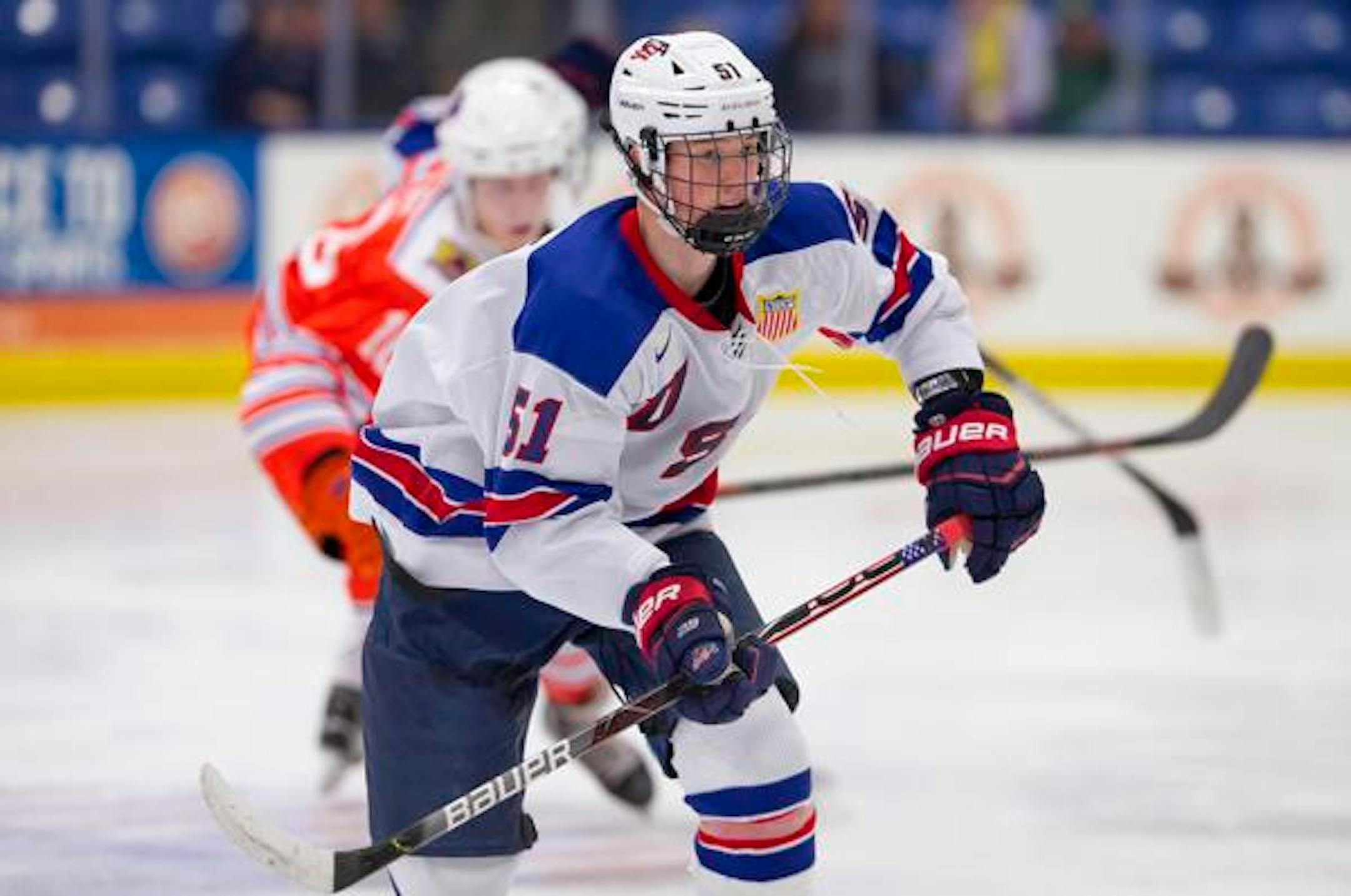 Chaz Lucius of USA Hockey's National Team Development Program.