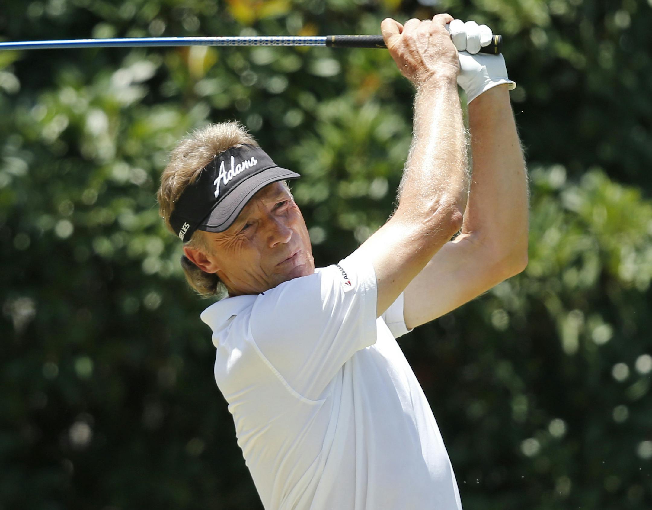 Bernhard Langer might be the Senior British Open champion when he arrives this week.