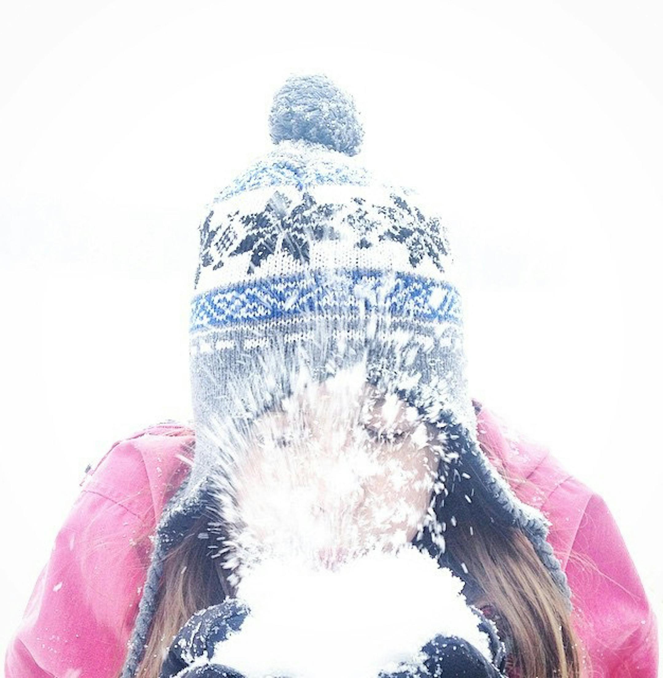 @thegoodwithin Finally snow (Alice, taken by her mother, Emily Falkenberg)