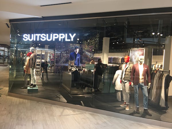 The new SuitSupply store at the Galleria in Edina.