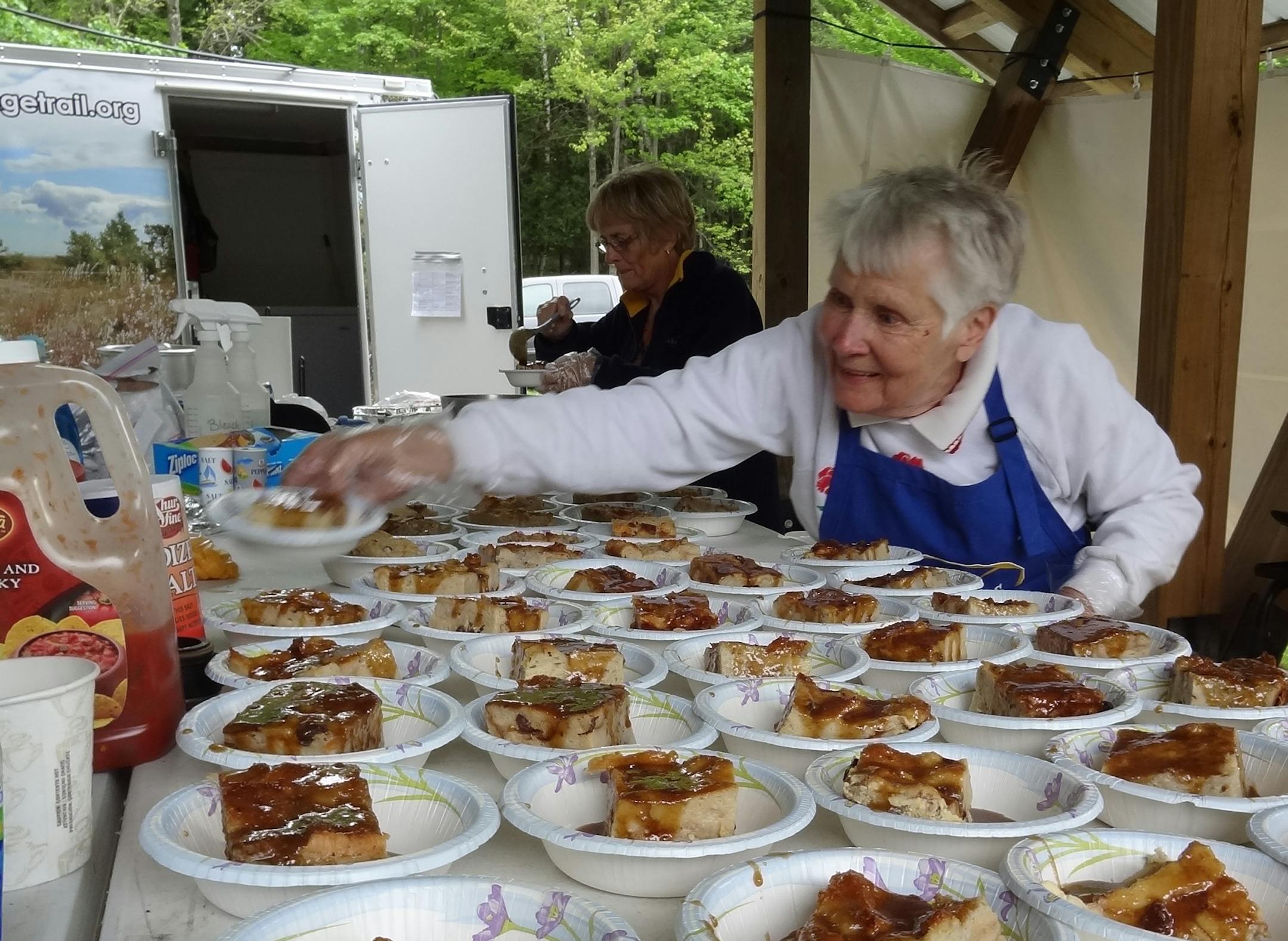 Thelma Johnson, Ice Age Trail volunteer, for Outdoors Weekend.