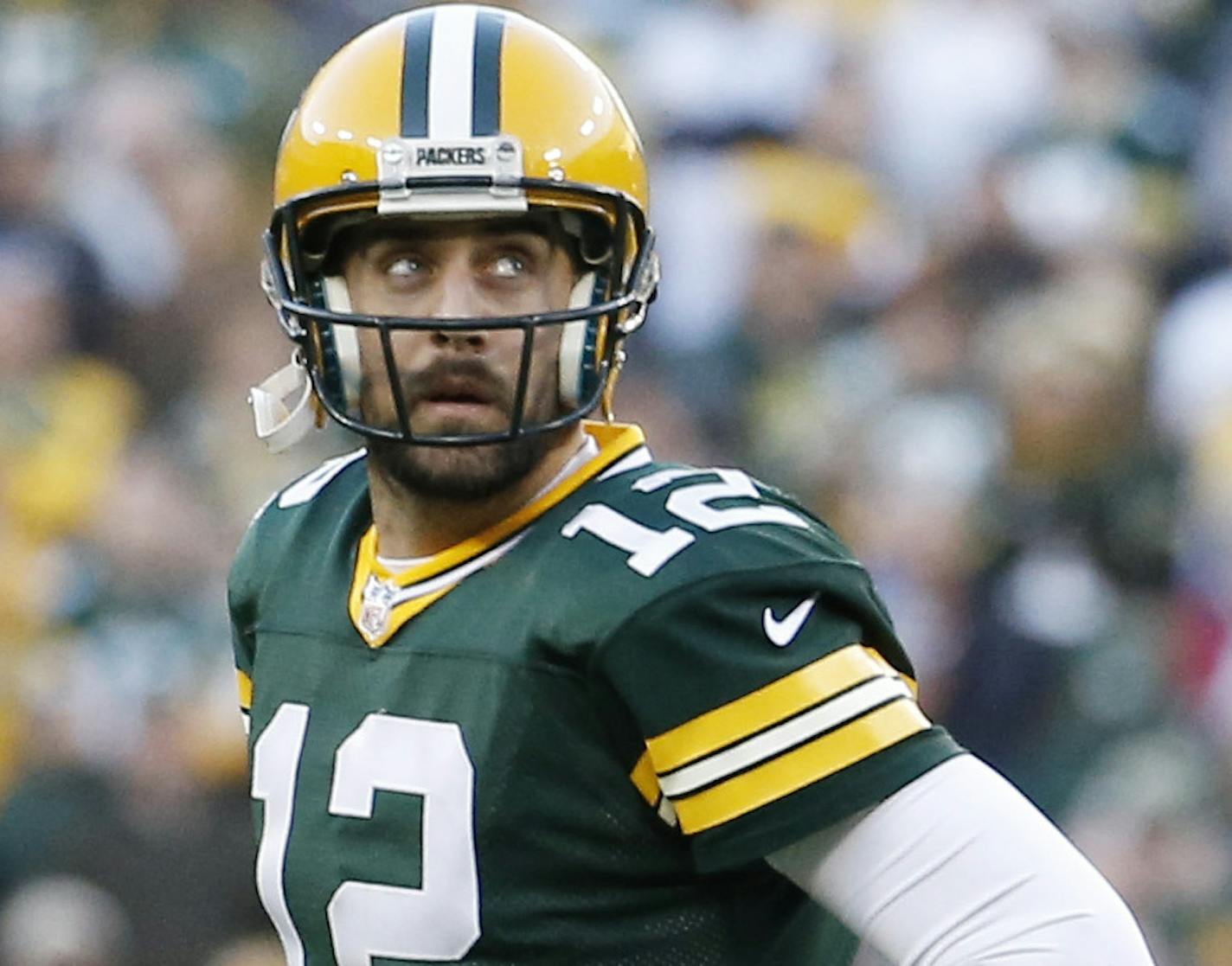 Green Bay Packers' Aaron Rodgers