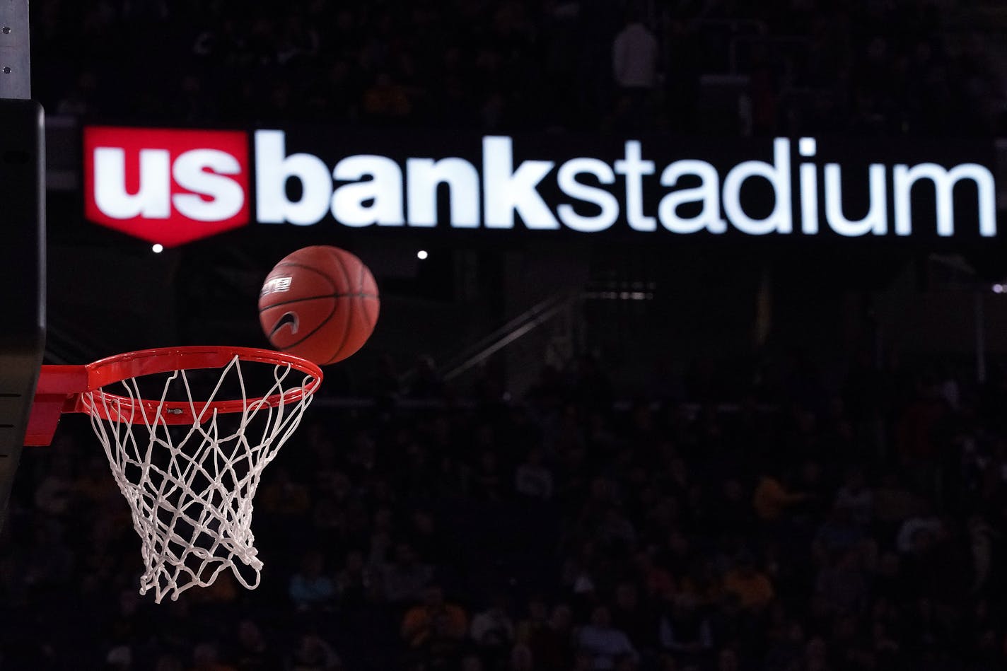 U.S. Bank Stadium hosts the Final Four on April 6-8.