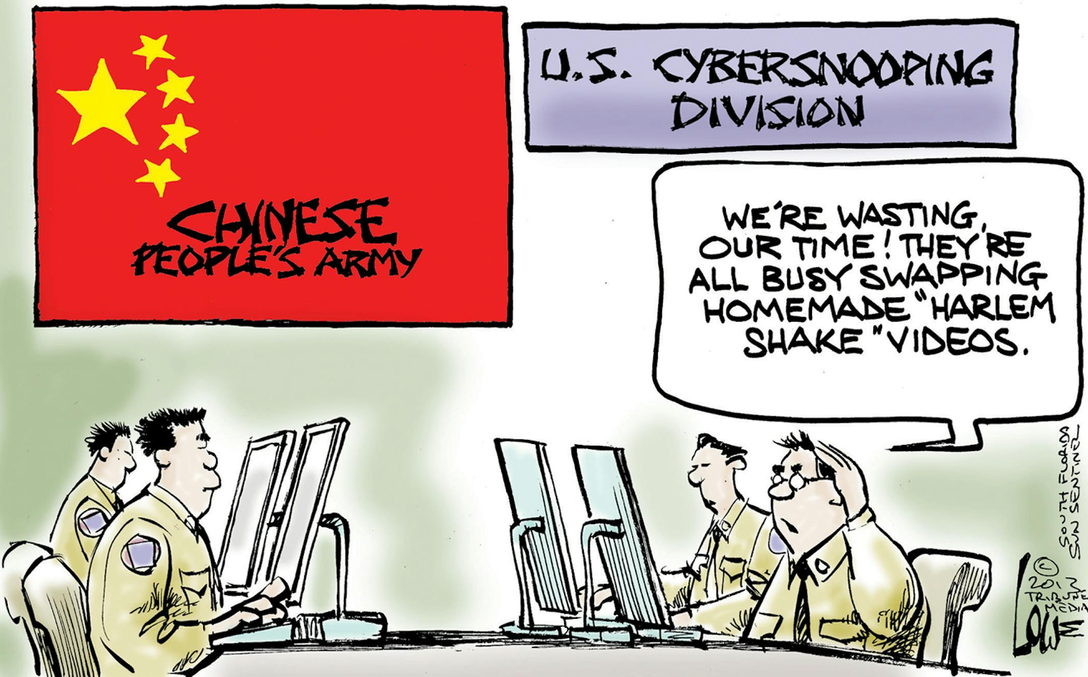 Chan Lowe cartoon for Feb. 23, 2013.