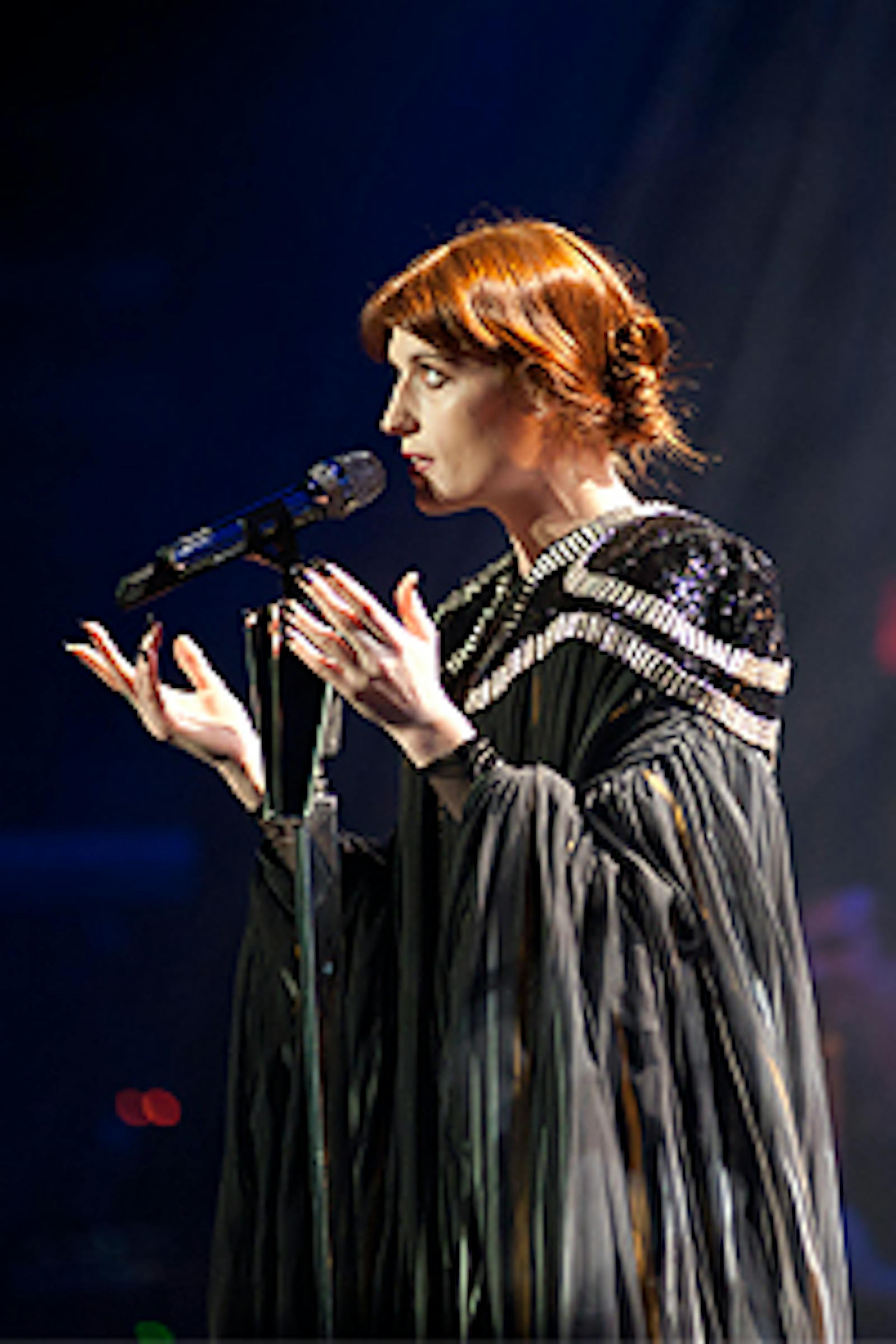 Florence Welch performed at the State Theater on Friday