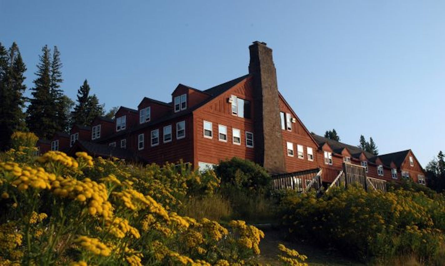 This photo taken July 6, 2010, shows the Lutsen Lodge and Resort.