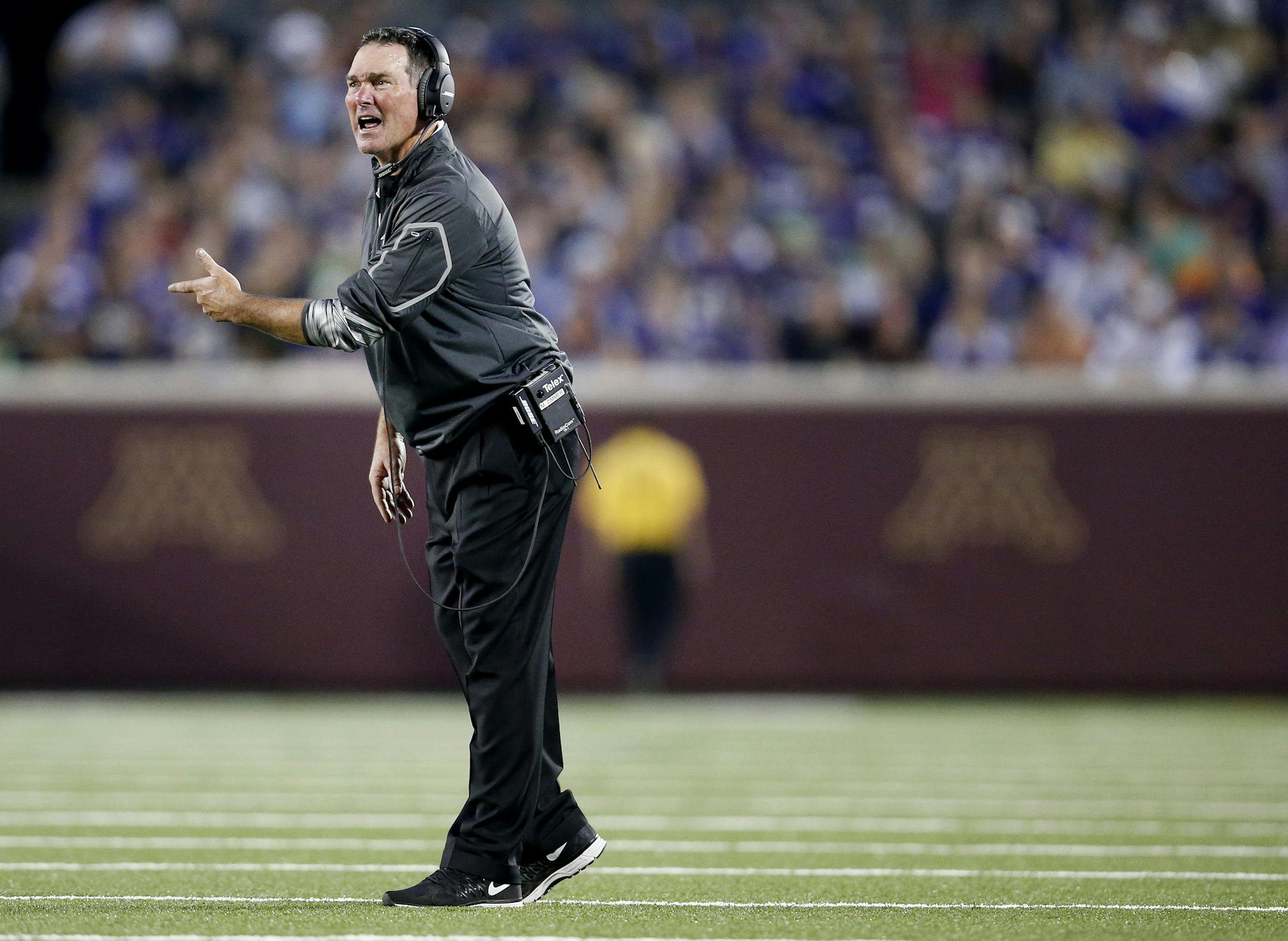 Minnesota Vikings head coach Mike Zimmer.