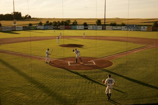 Spending a warm summer night with the Miesville Mudhens on the field is a way to step back in time.