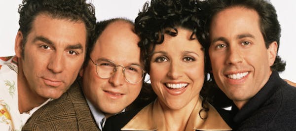 Michael Richards, Jason Alexander, Julia Louis-Dreyfus and Jerry Seinfeld who starred on 'Seinfeld.' (Sony Pictures/TNS) ORG XMIT: 1430832
